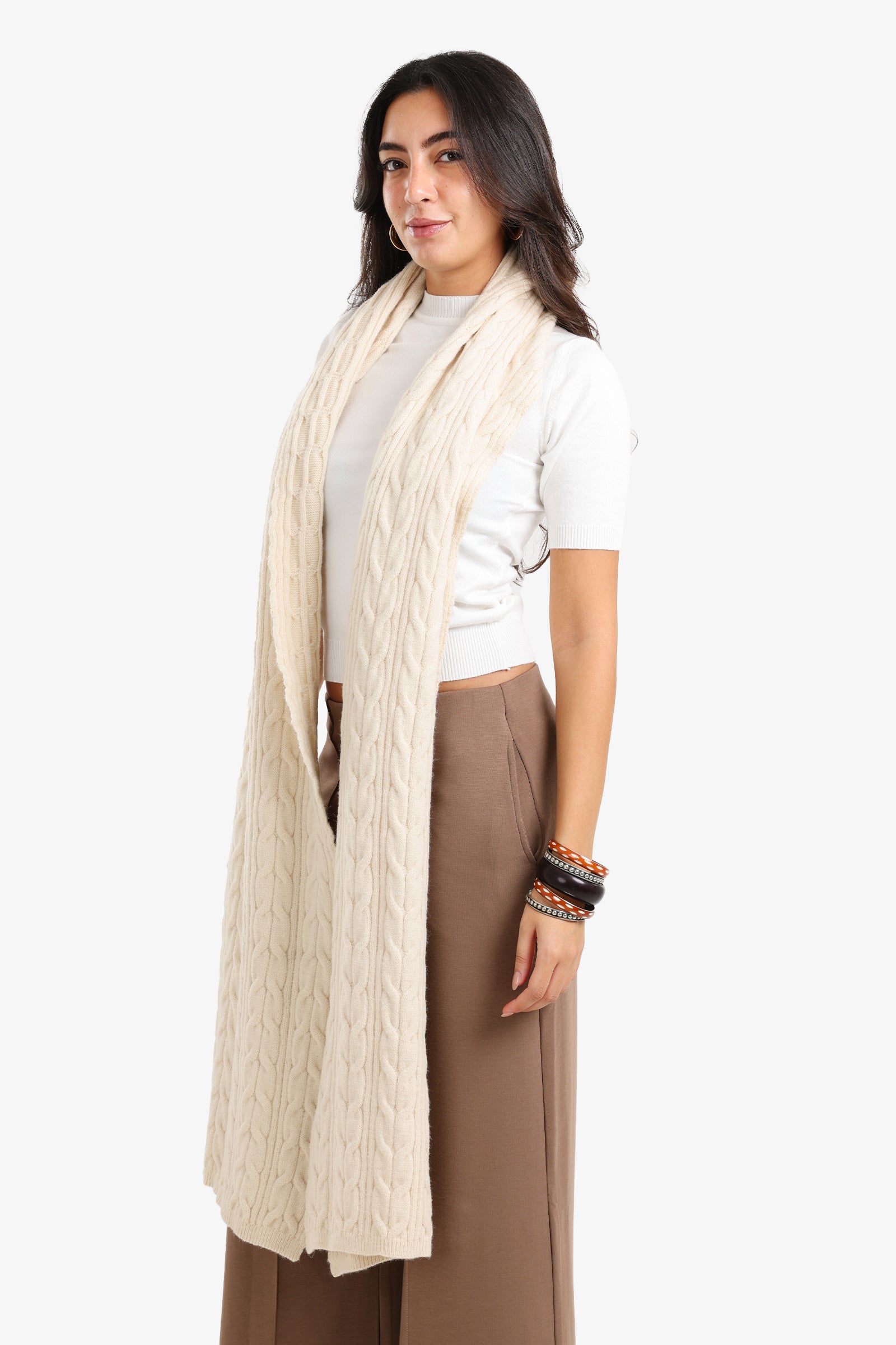 Braided Pattern Scarf