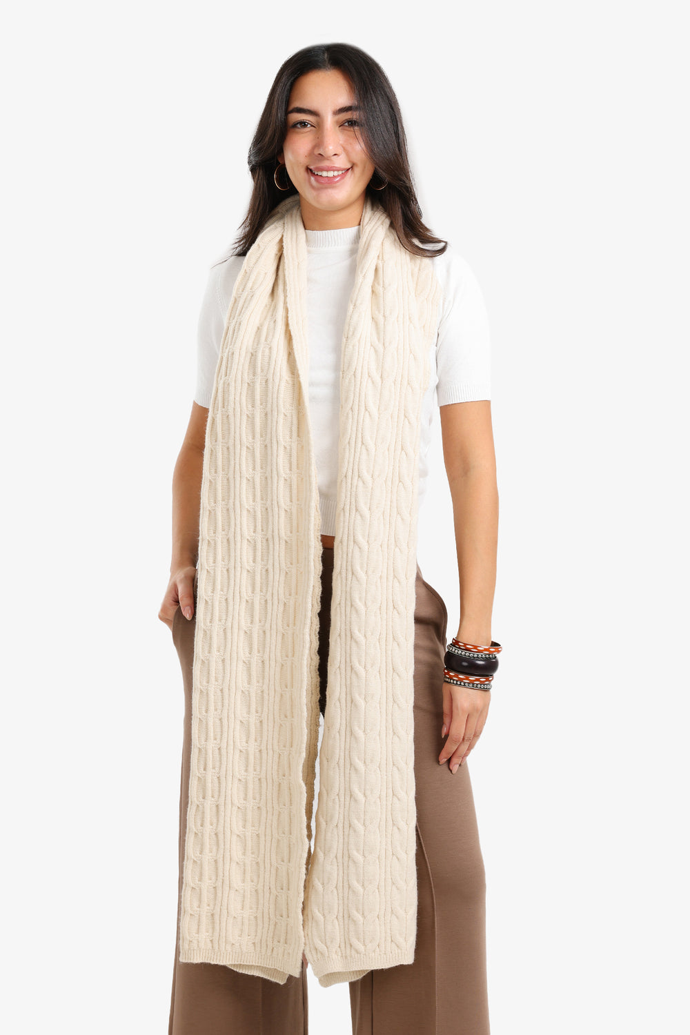 Braided Pattern Scarf