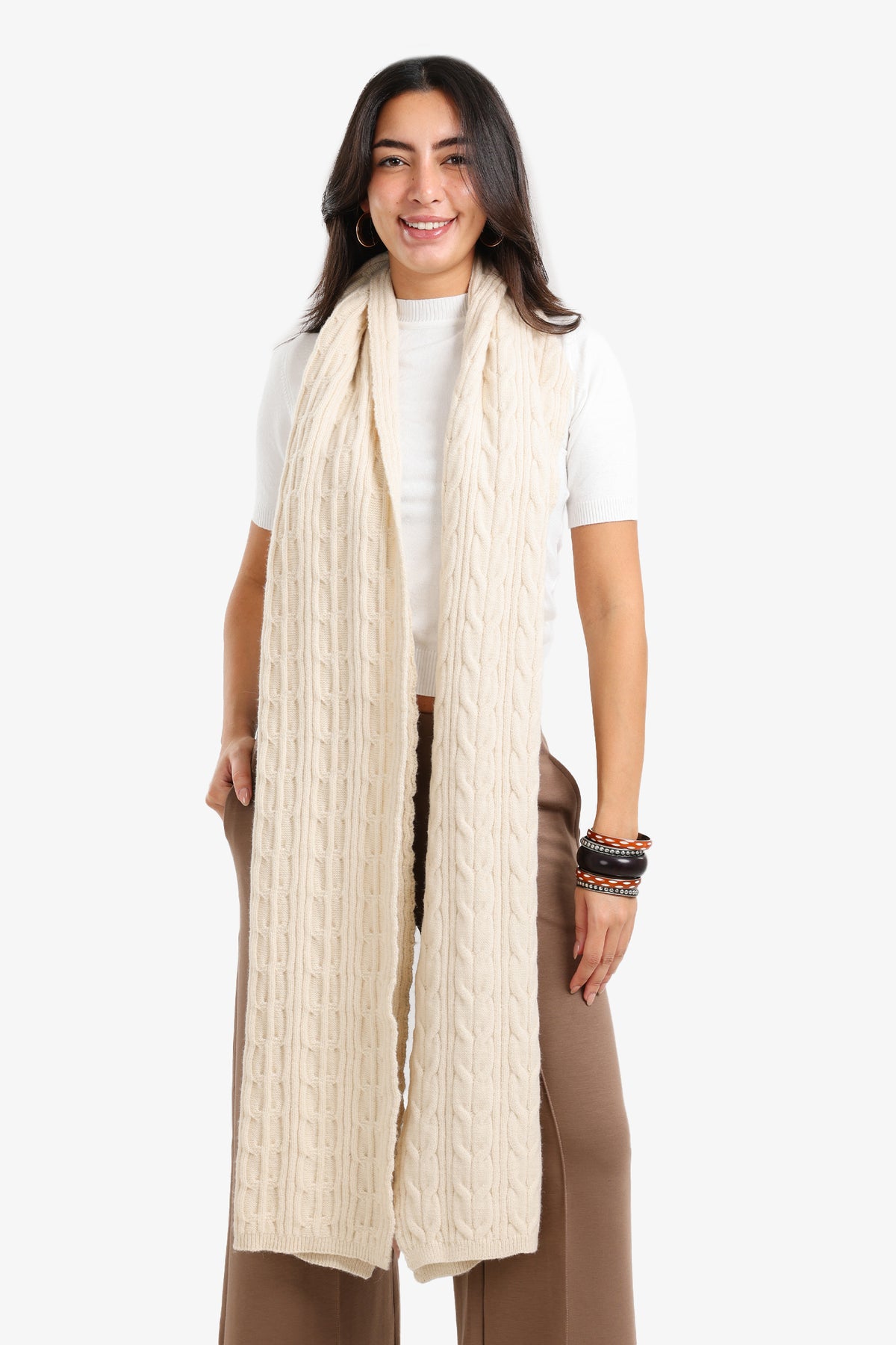 Braided Pattern Scarf