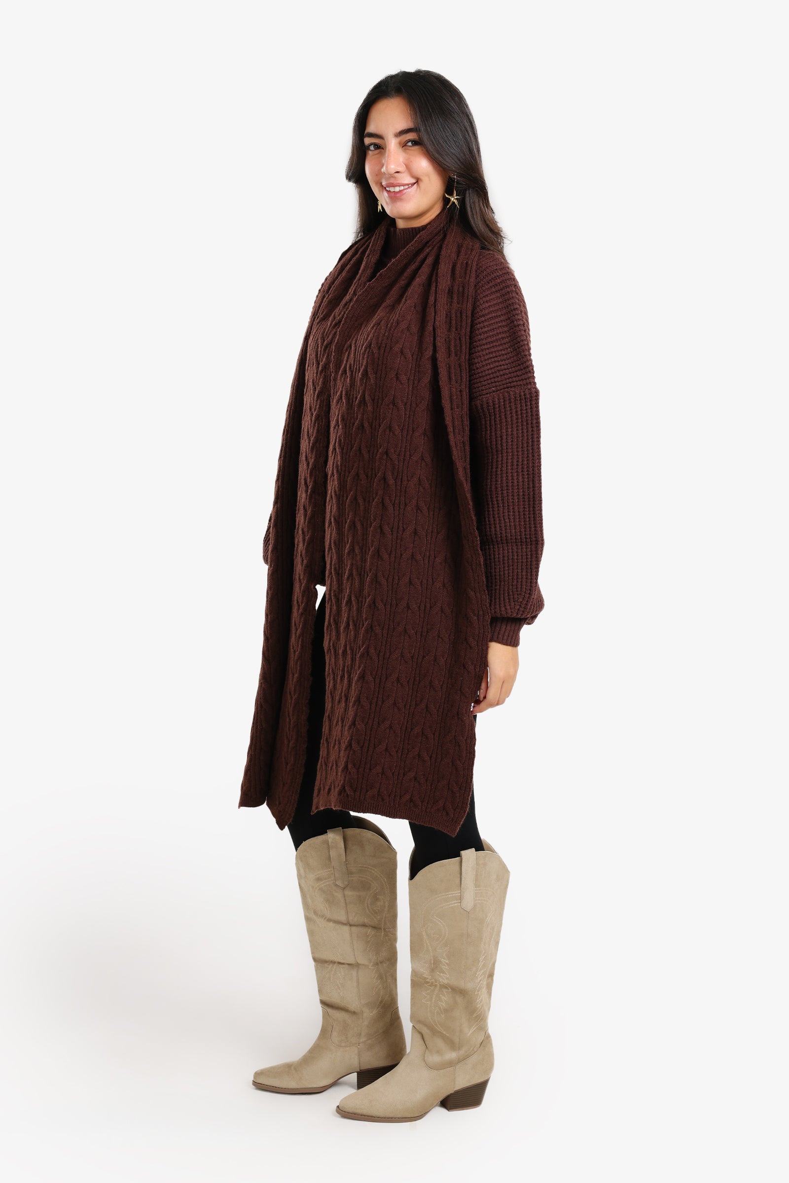 Braided Pattern Scarf