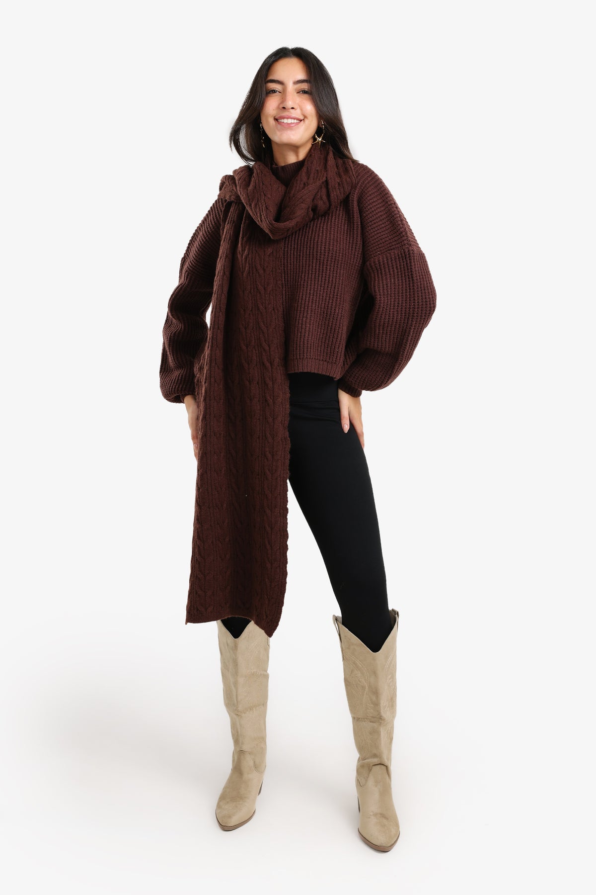 Braided Pattern Scarf