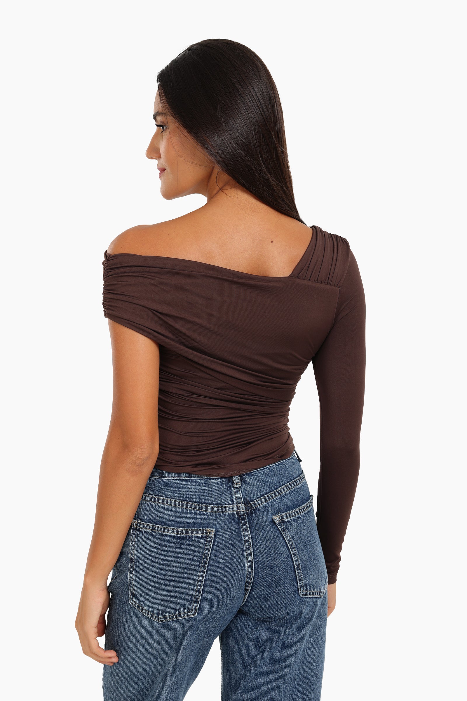 Rushed Off Shoulder Top