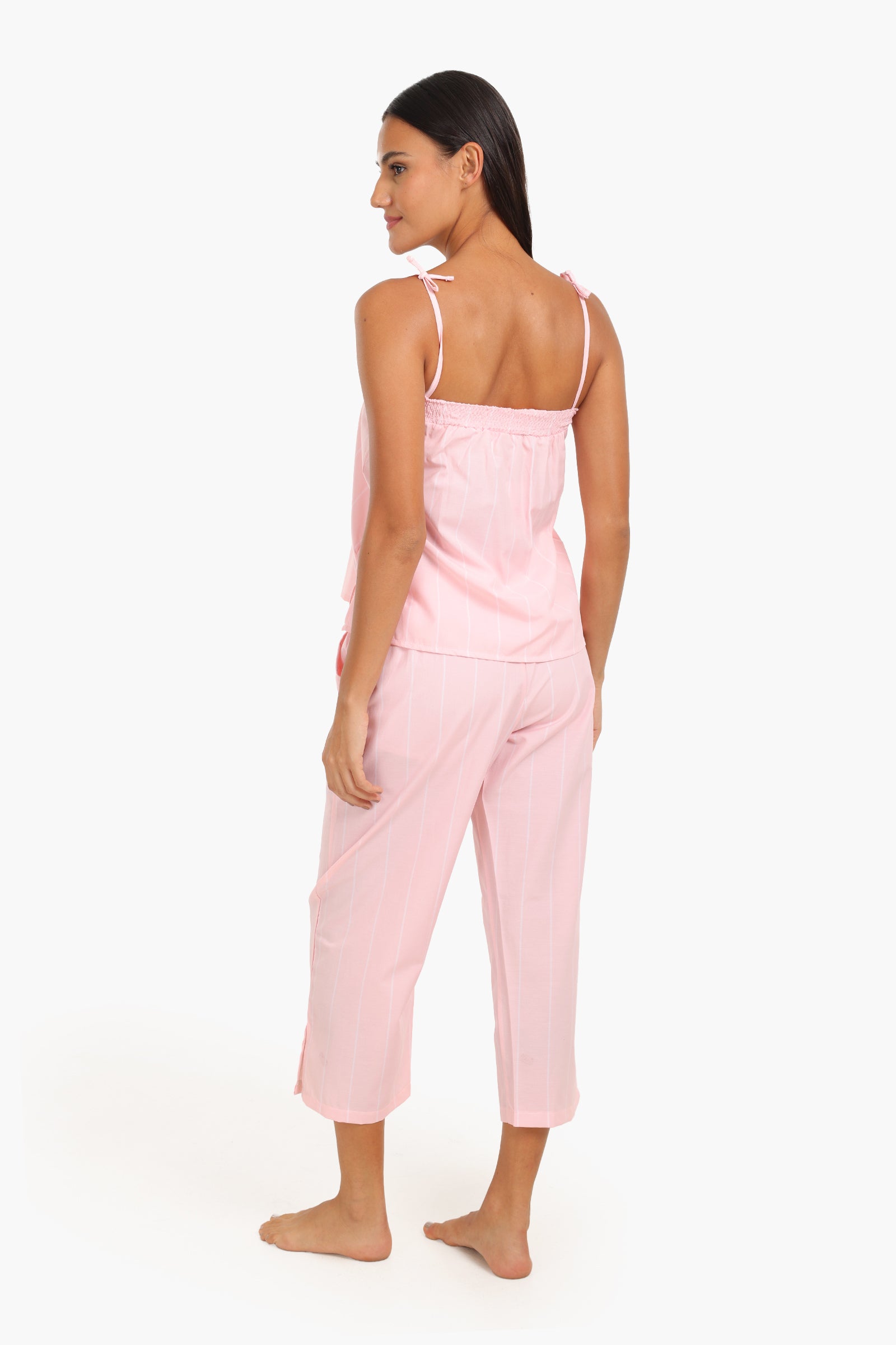 Striped Strappy Pyjama Set