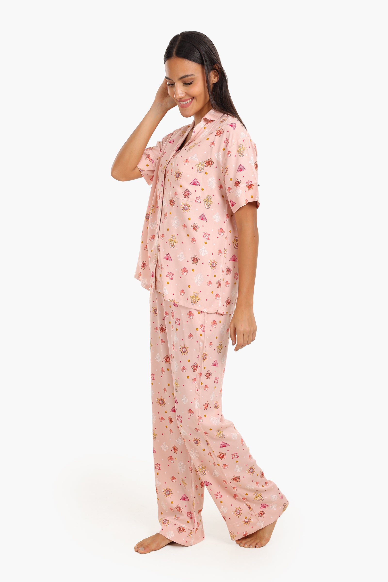 Printed Breathable Pyjama Set