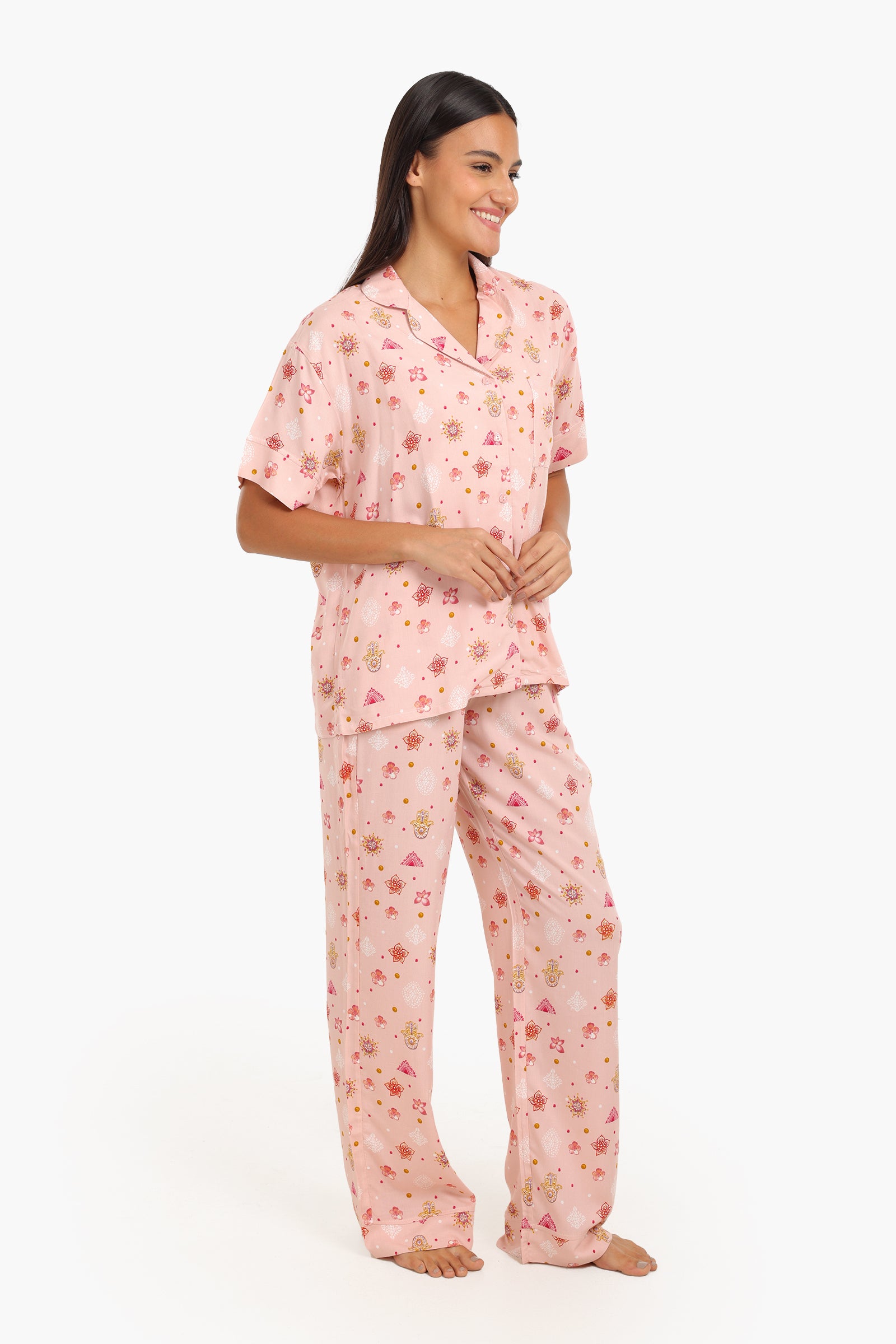 Printed Breathable Pyjama Set