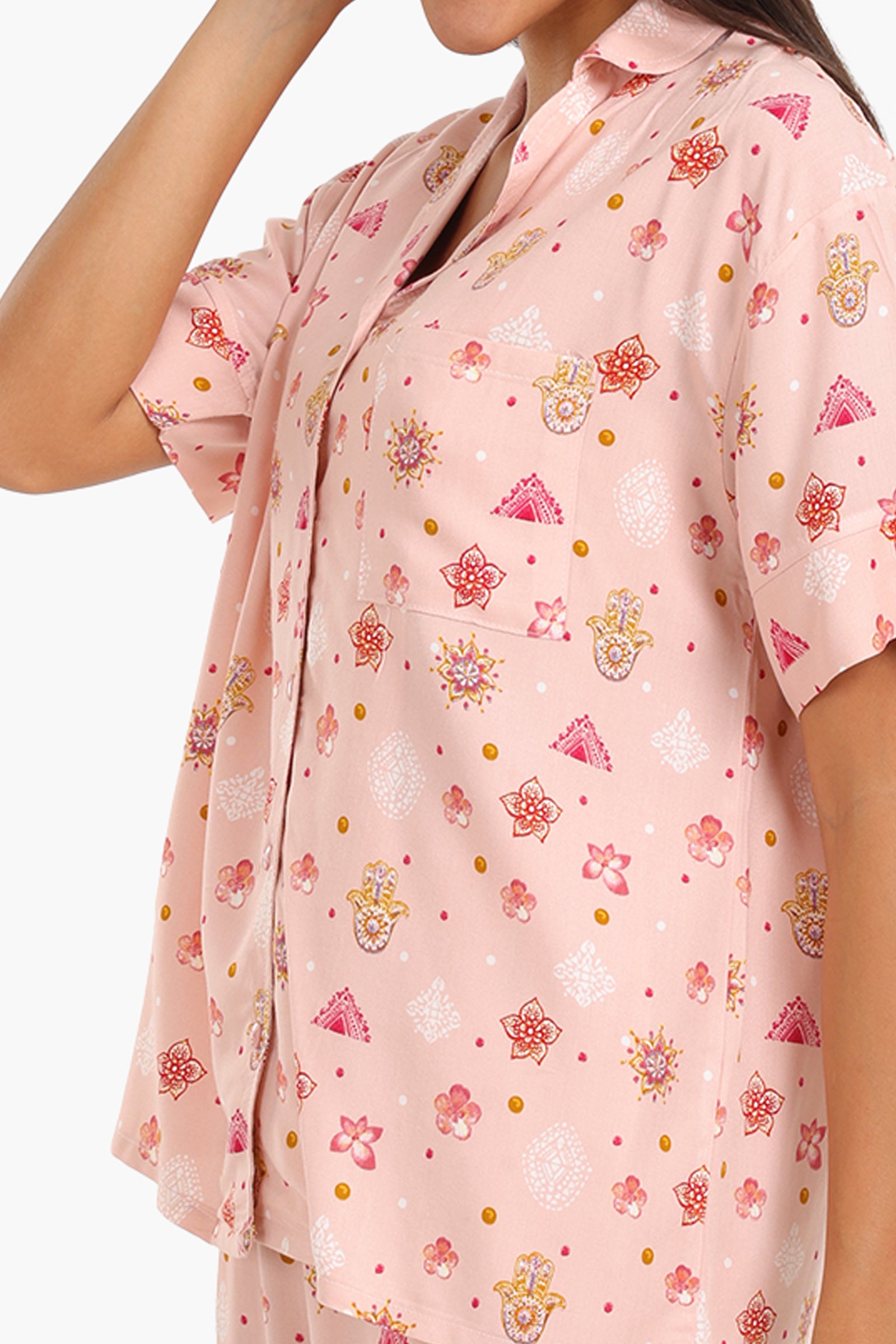 Printed Breathable Pyjama Set