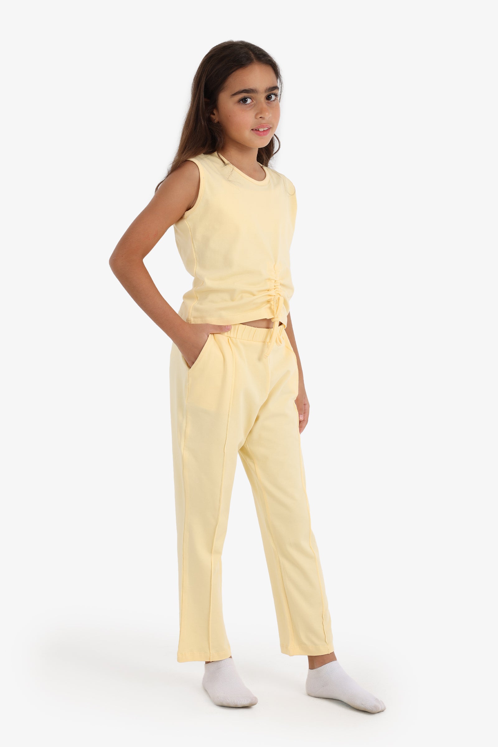Girly Yellow Pyjama Set