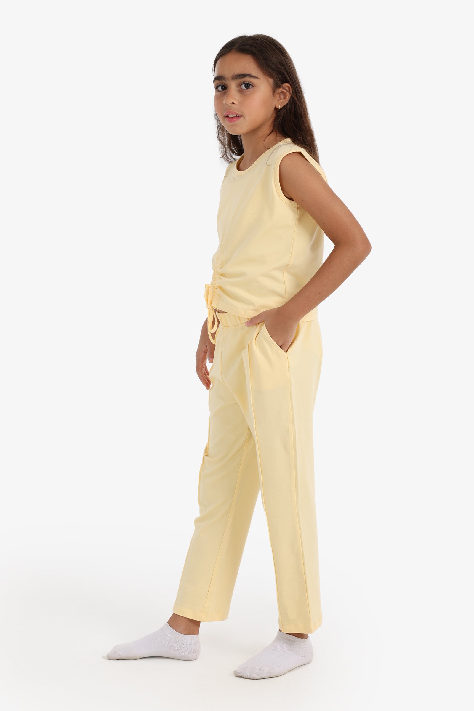 Girly Yellow Pyjama Set