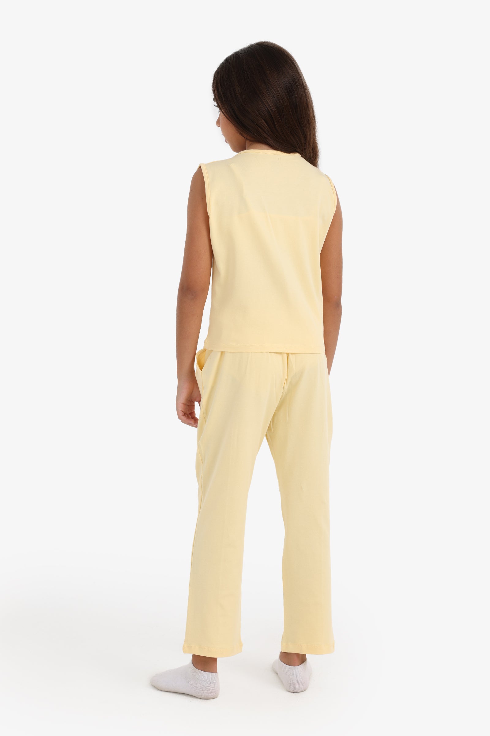 Girly Yellow Pyjama Set