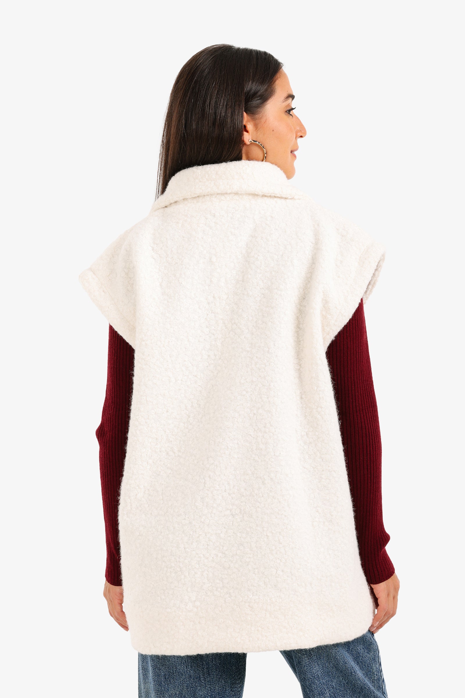 Relaxed Double-Breasted Vest