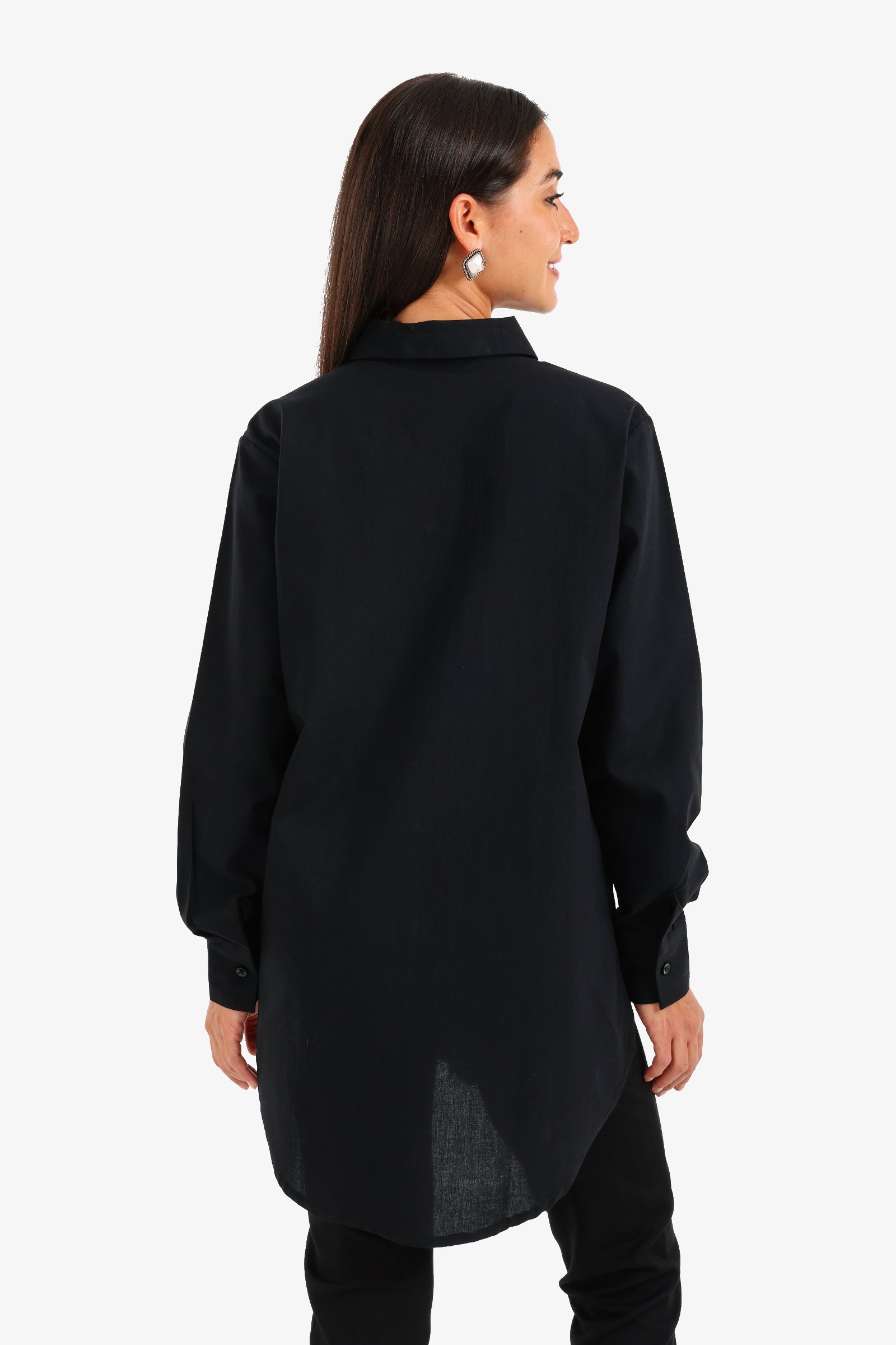 High-Low Relaxed Shirt