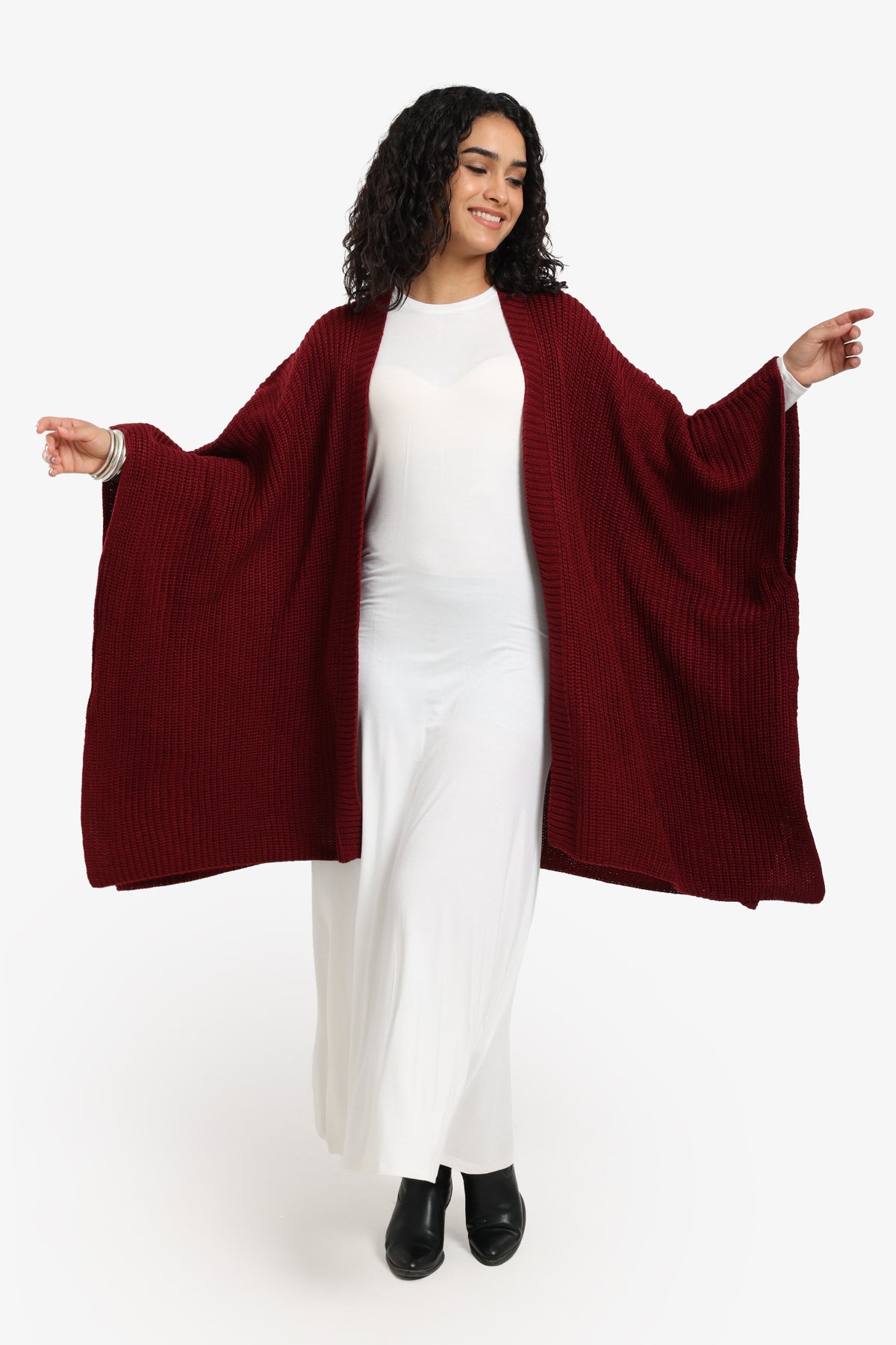 Knitted Loose Fit Poncho