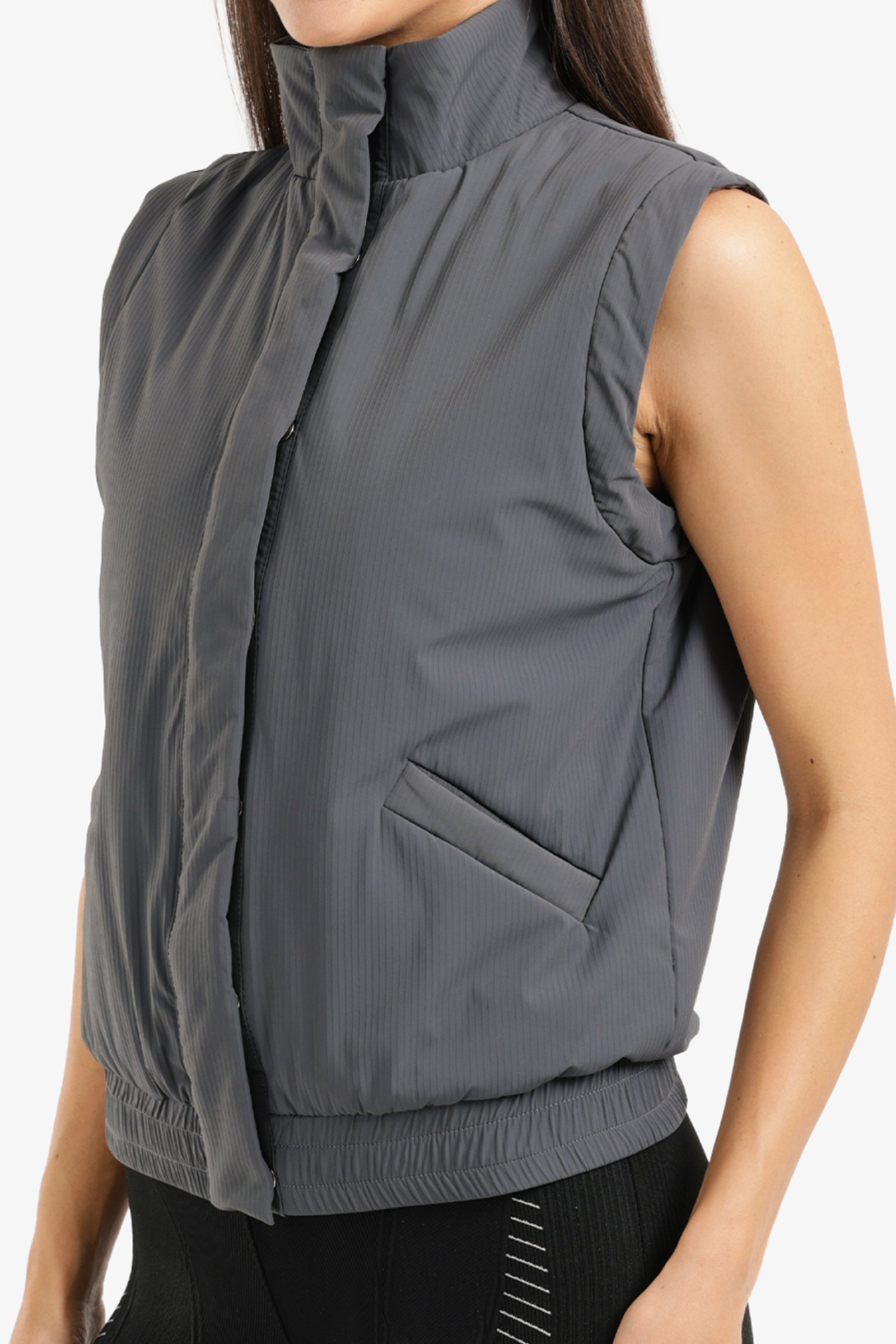 Padded Sleeveless Lounge Vest