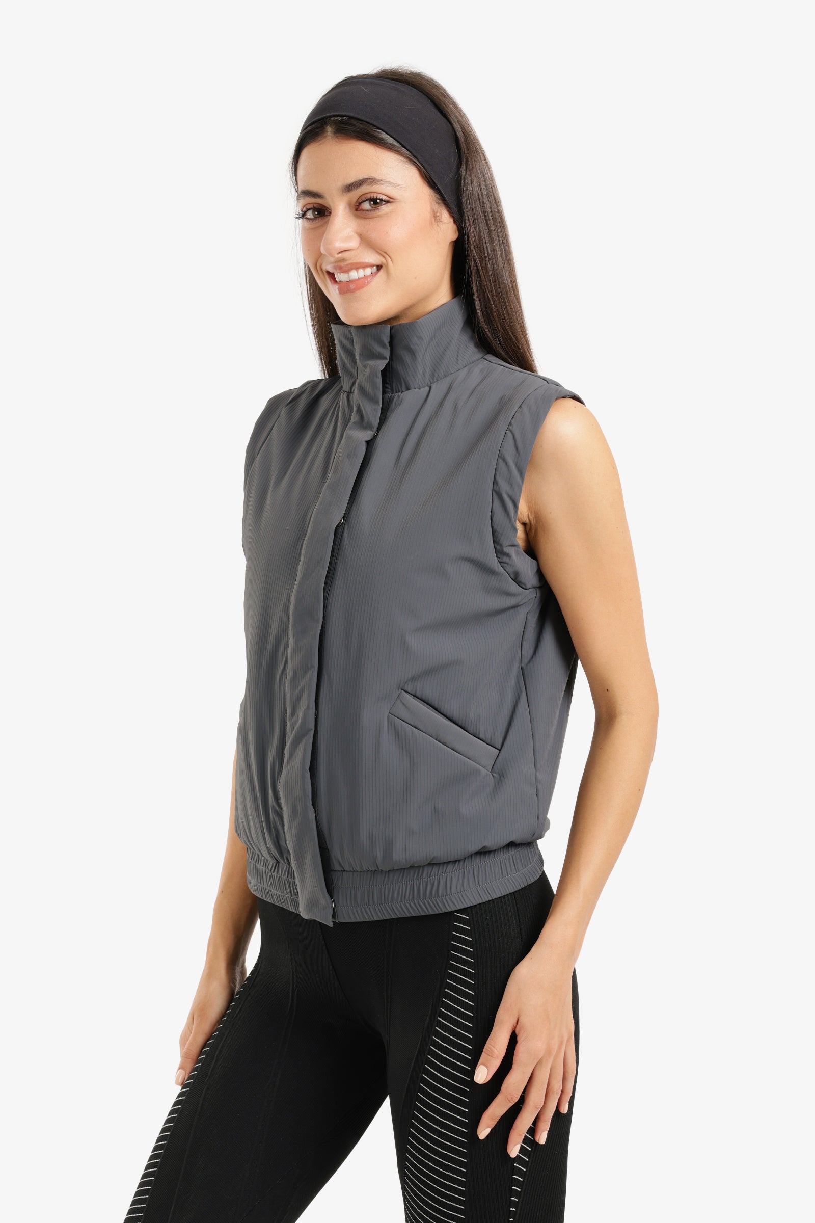 Padded Sleeveless Lounge Vest