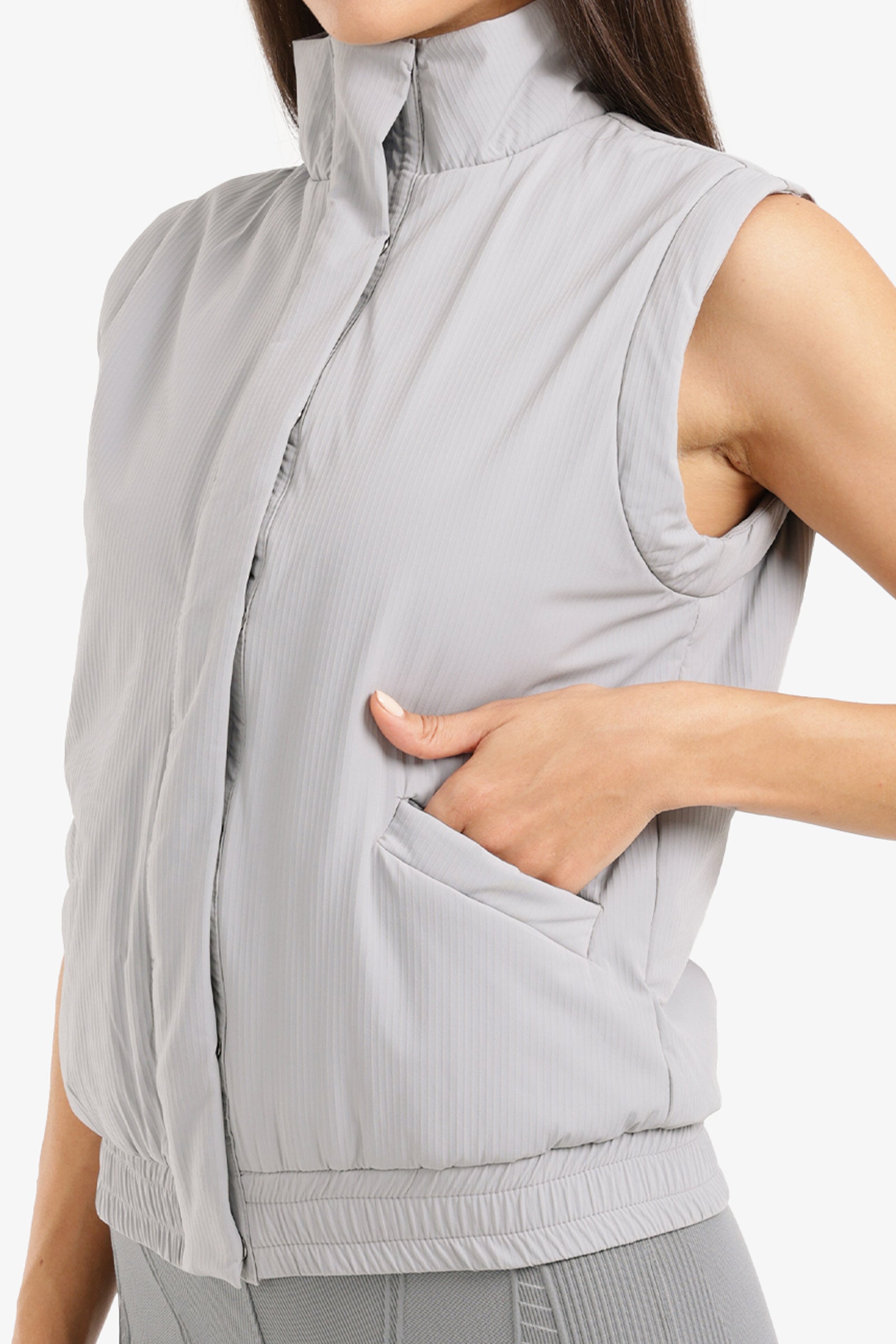Padded Sleeveless Lounge Vest