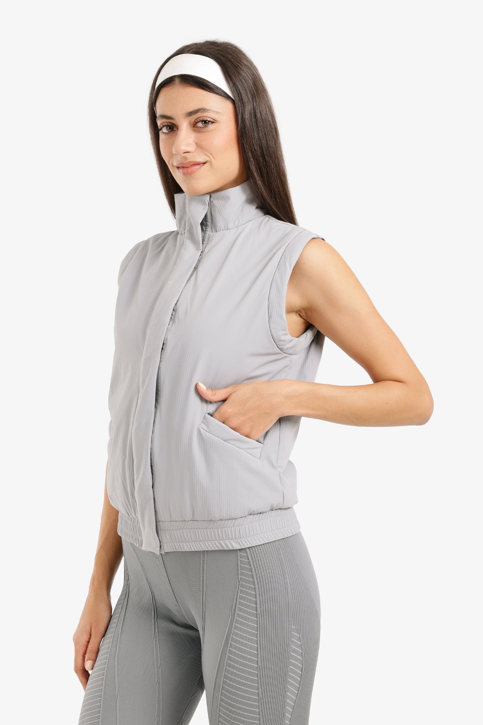 Padded Sleeveless Lounge Vest
