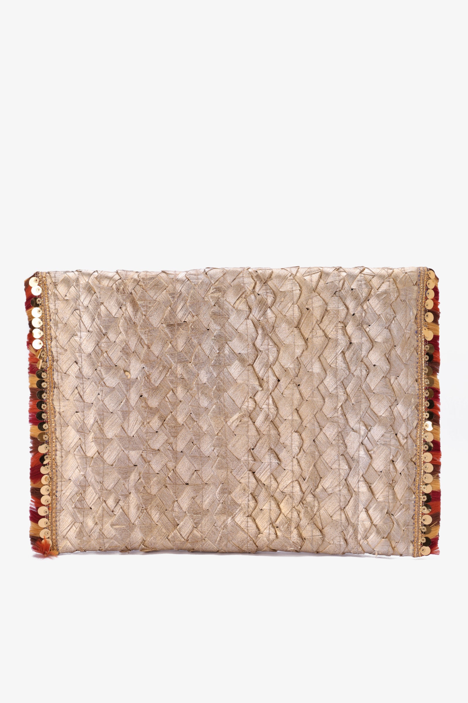 Beach Clutch with Tassels
