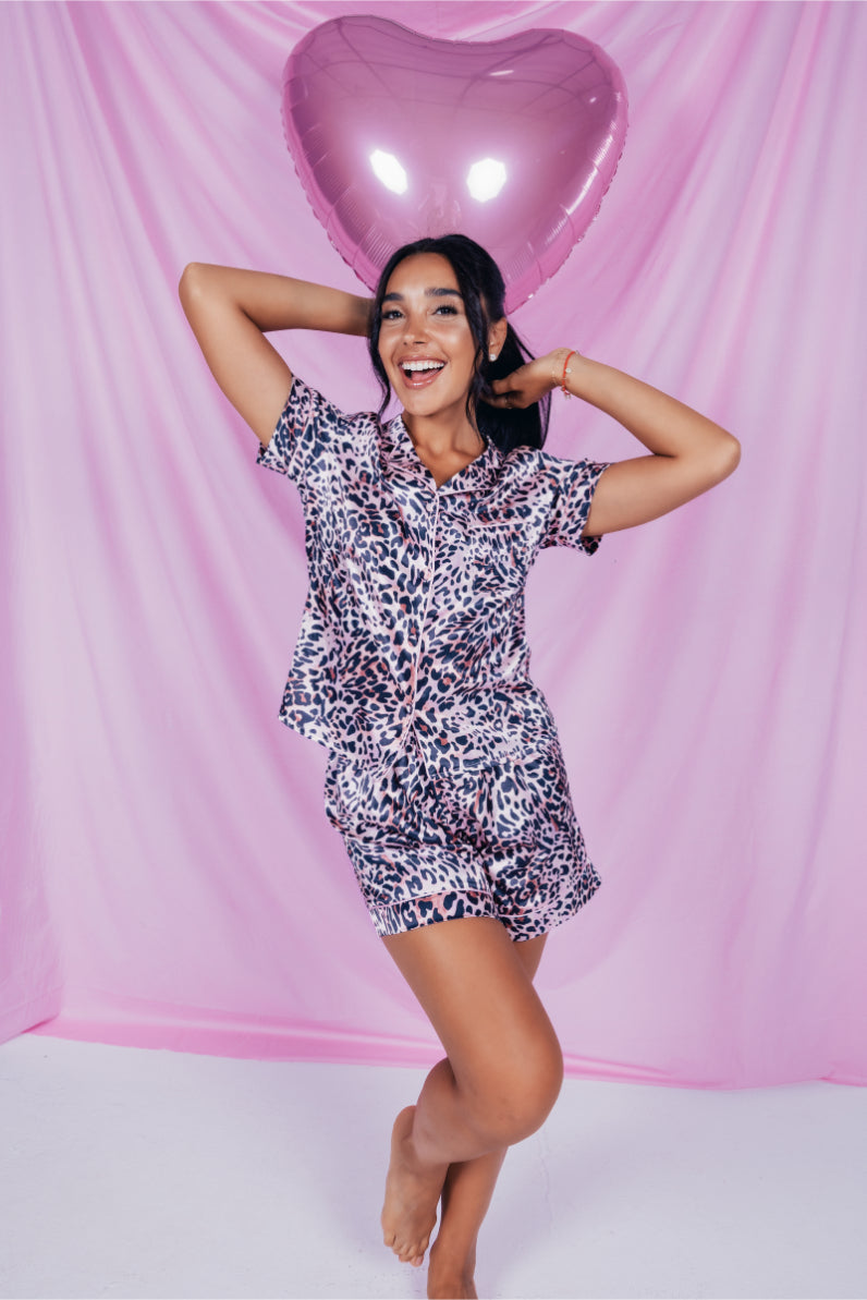 Pyjama Set with Tiger Print