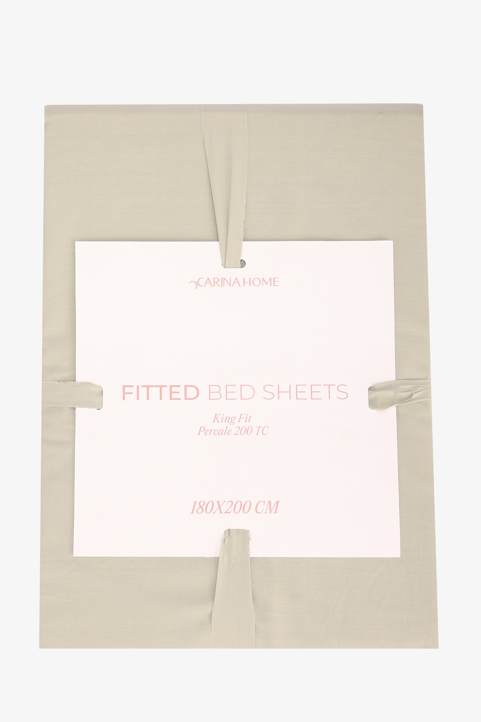Percale King Fitted Bedsheet (TC200)