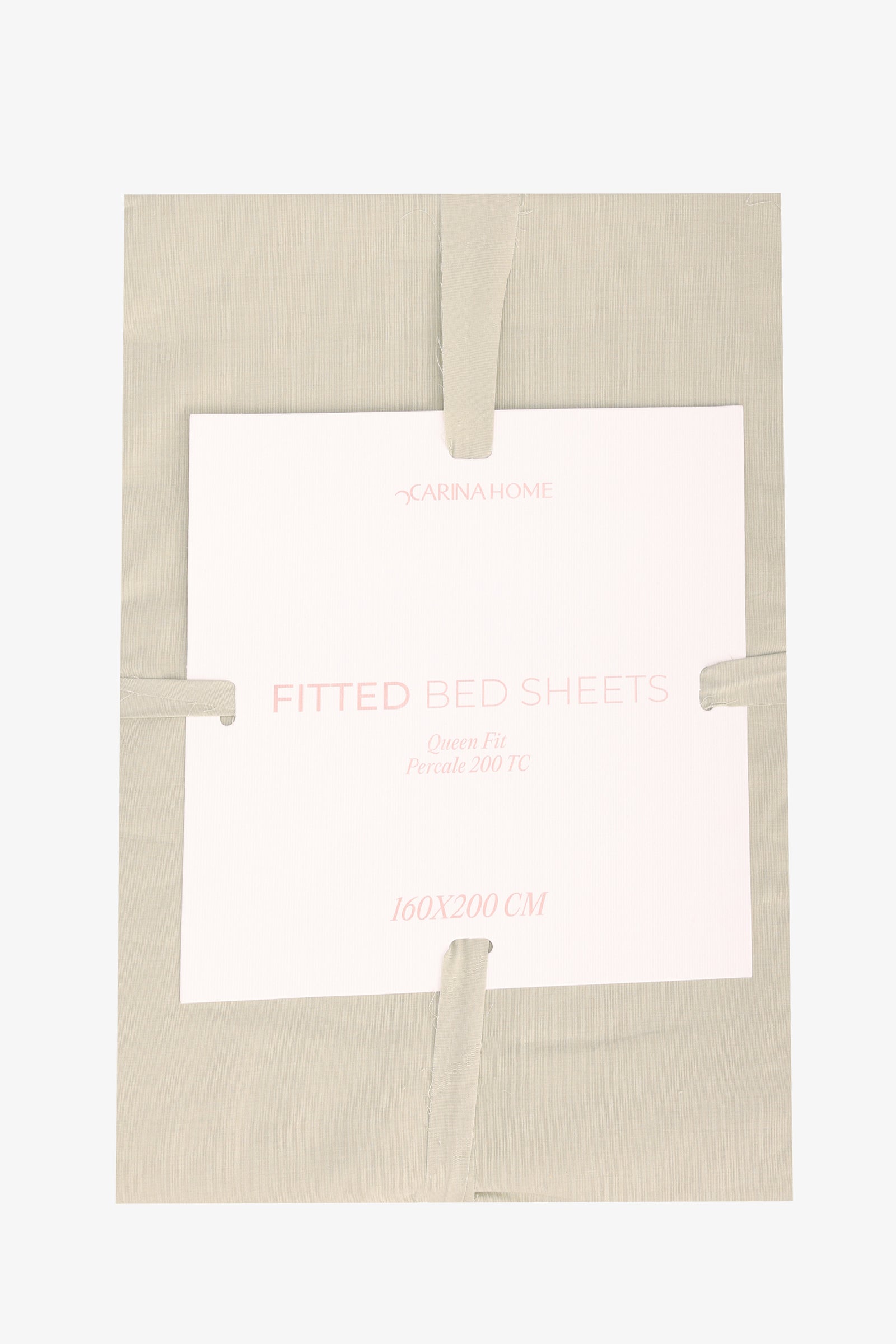 Percale Fitted Queen Bedsheet (TC200)