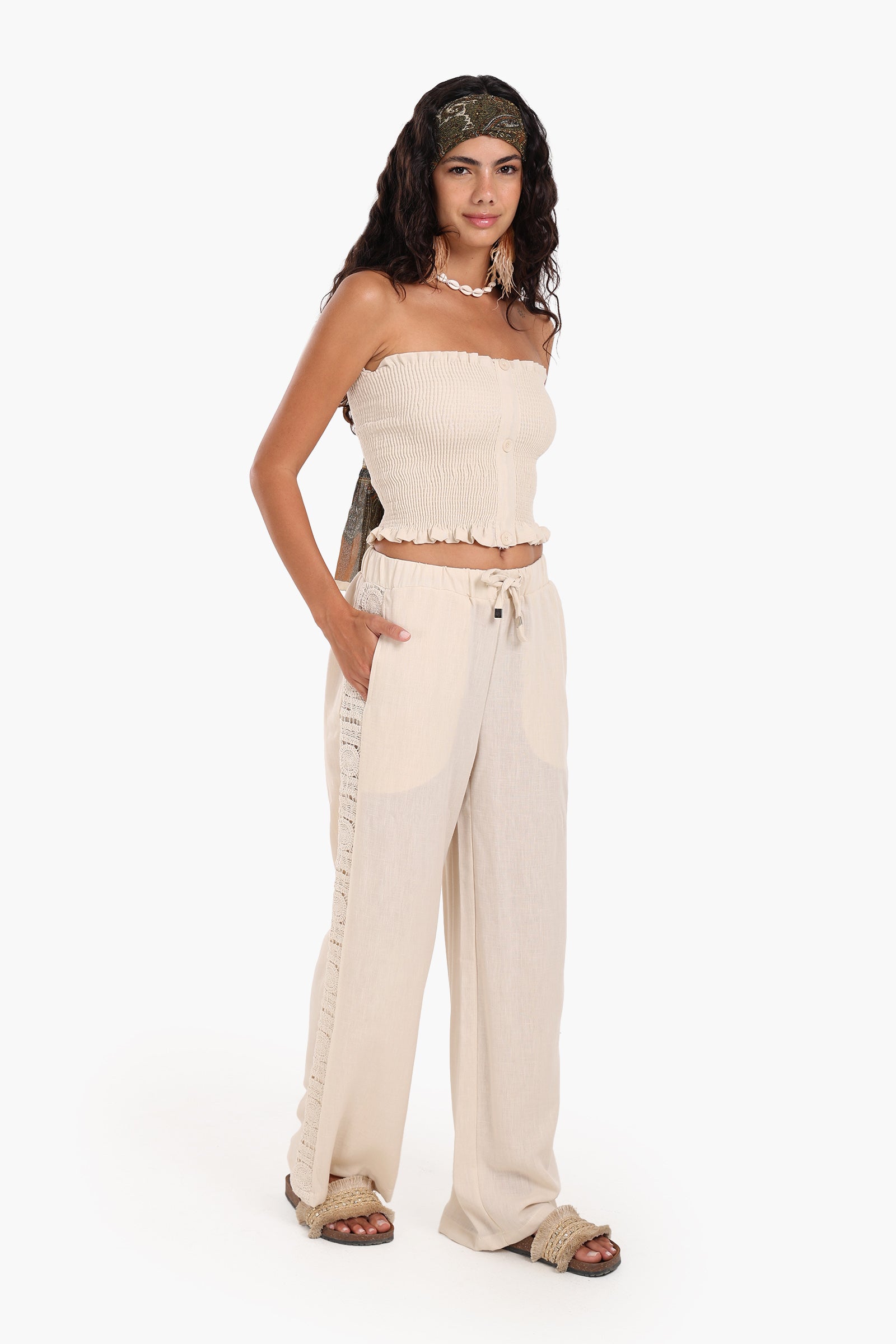 Strapless Lounge Set