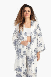 Wide Long Sleeves Kimono