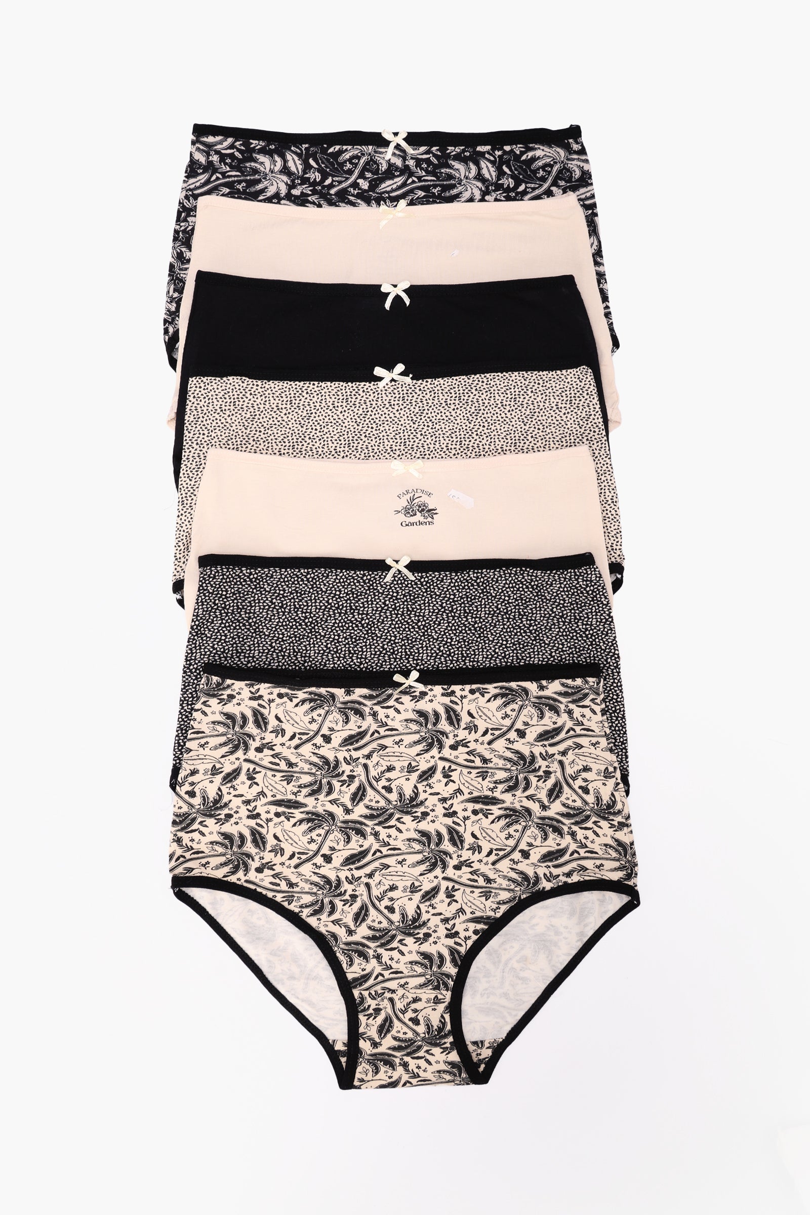 Pack of 7 Colored Full Brief Panties