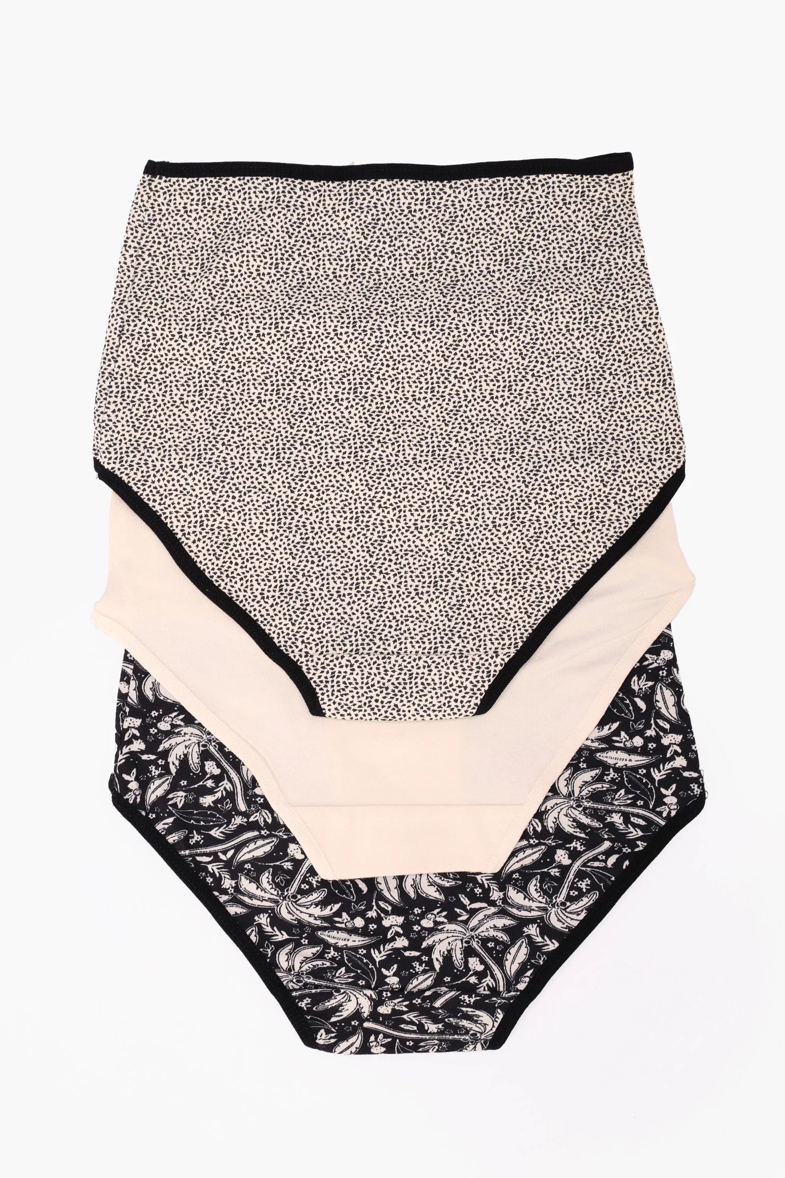 Pack of 3 Colored Full Brief Panties