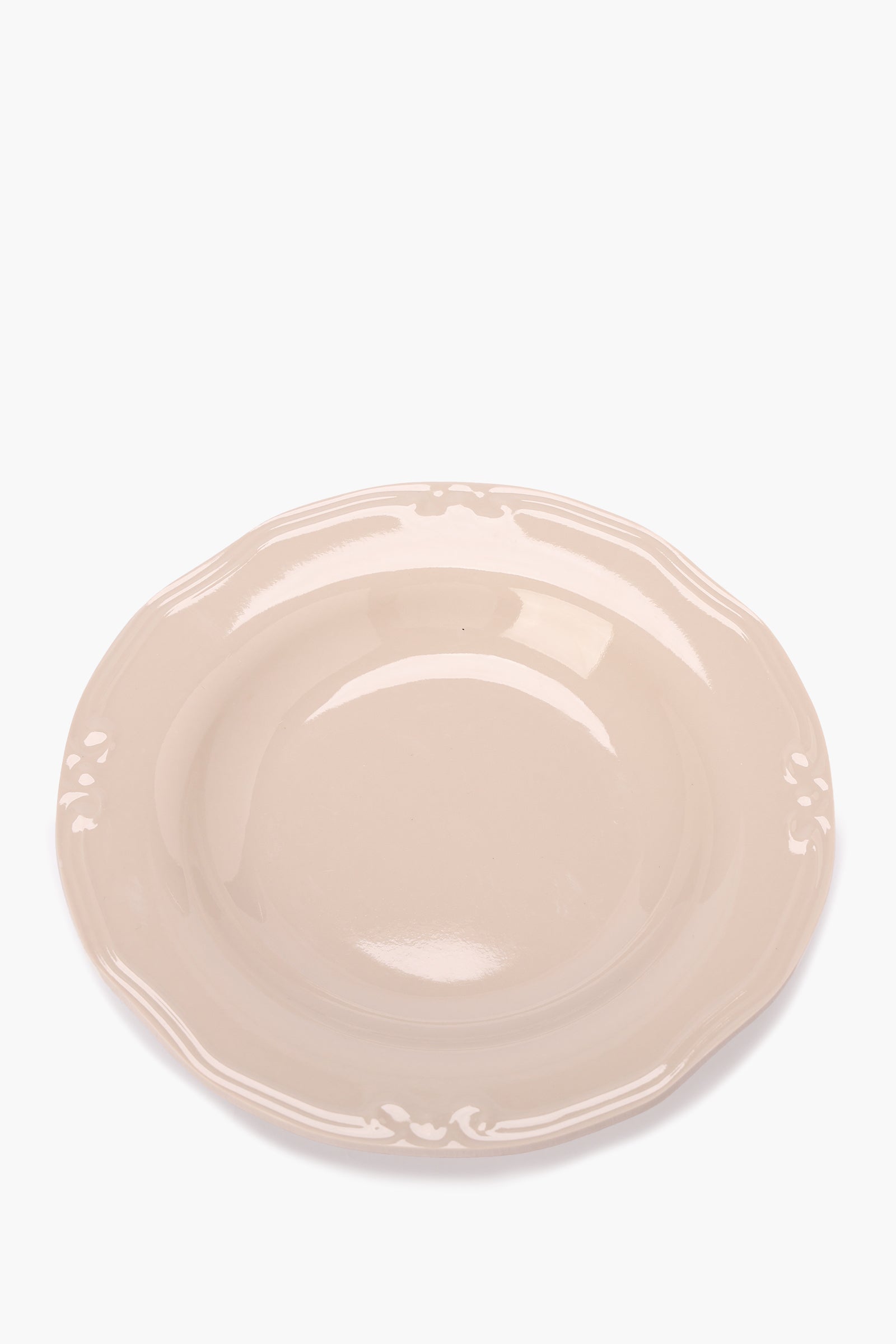 Deep Plate with Decorative Edge - 23cm