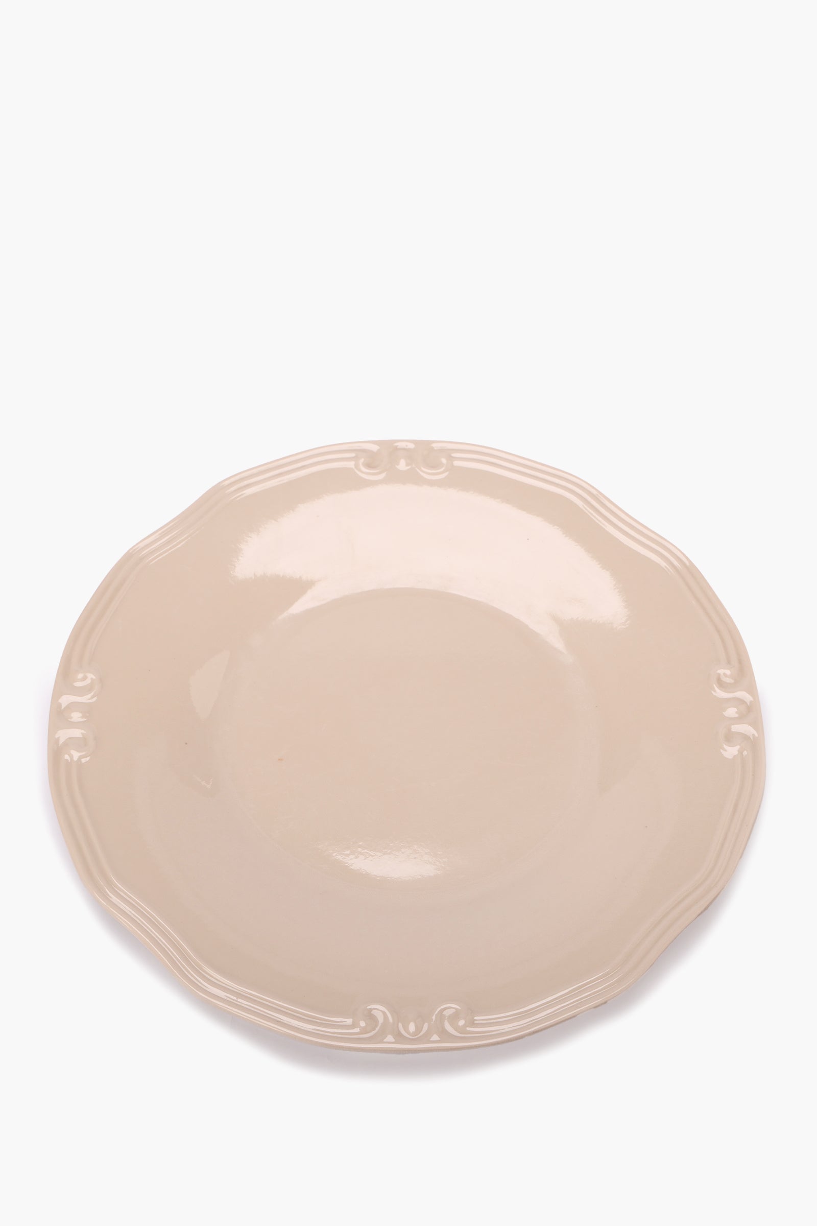 Dinner Plate with Decorative Edge - 27cm