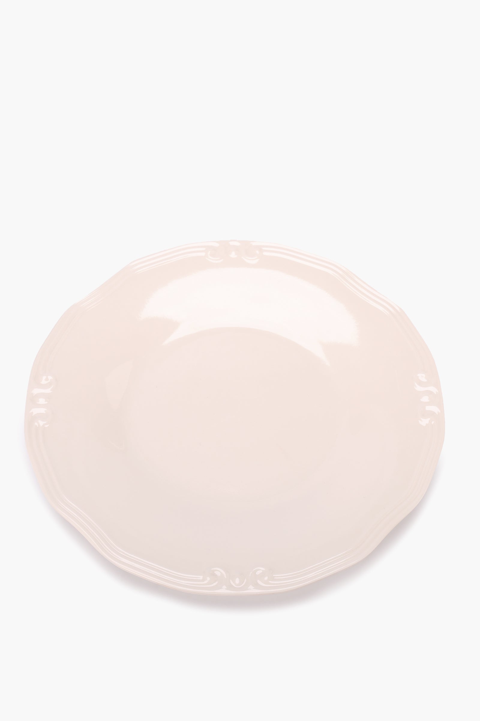 Dinner Plate with Decorative Edge - 27cm
