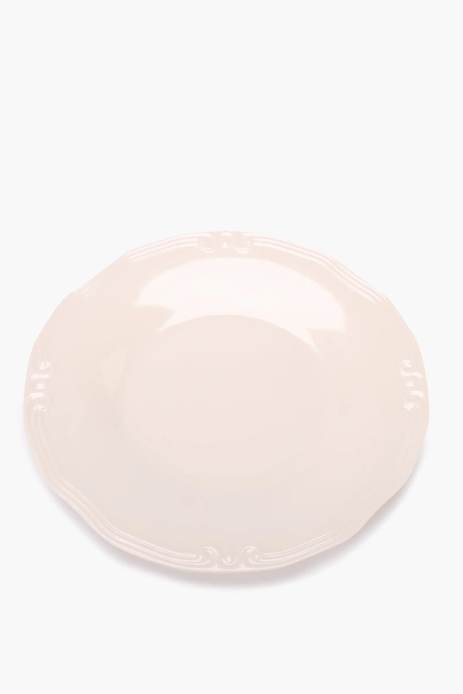 Dinner Plate with Decorative Edge - 27cm
