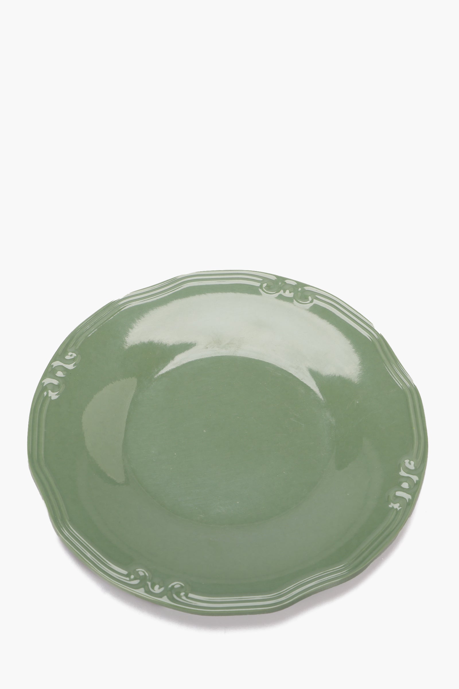 Dinner Plate with Decorative Edge - 21cm