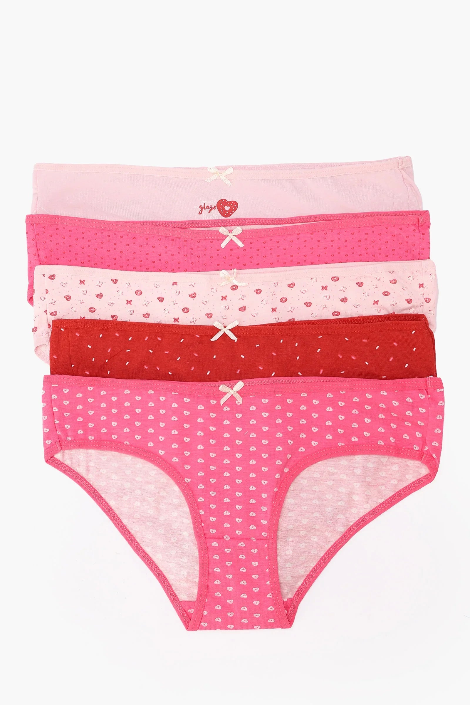 مجموعة من 5 بانتي بيكيني ملون