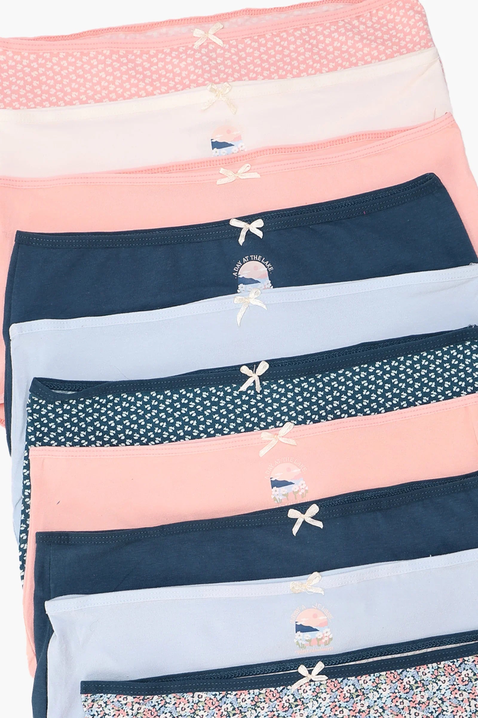 Pack of 10 Colored Full Brief Panties