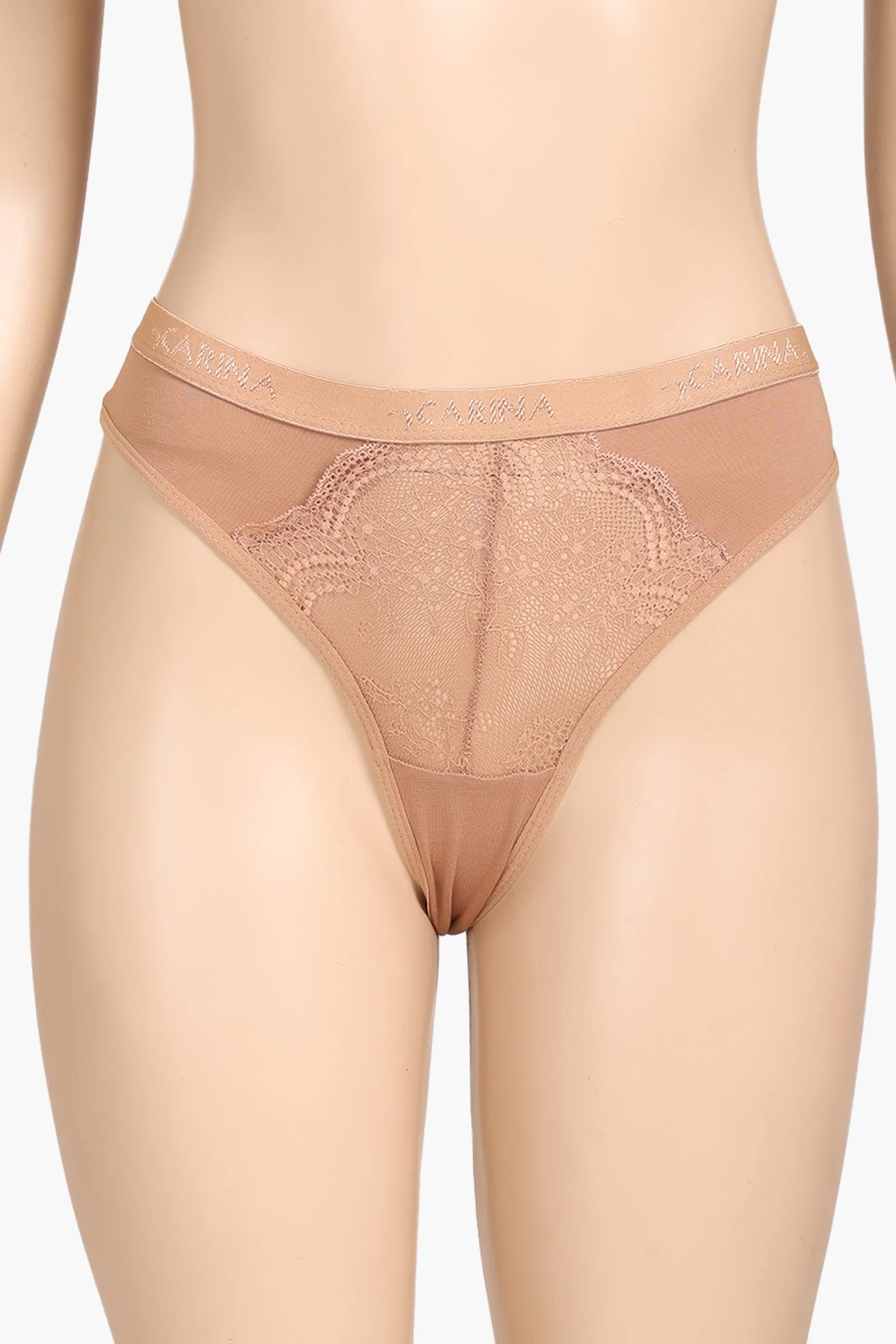 Cotton Lace Detail Thong