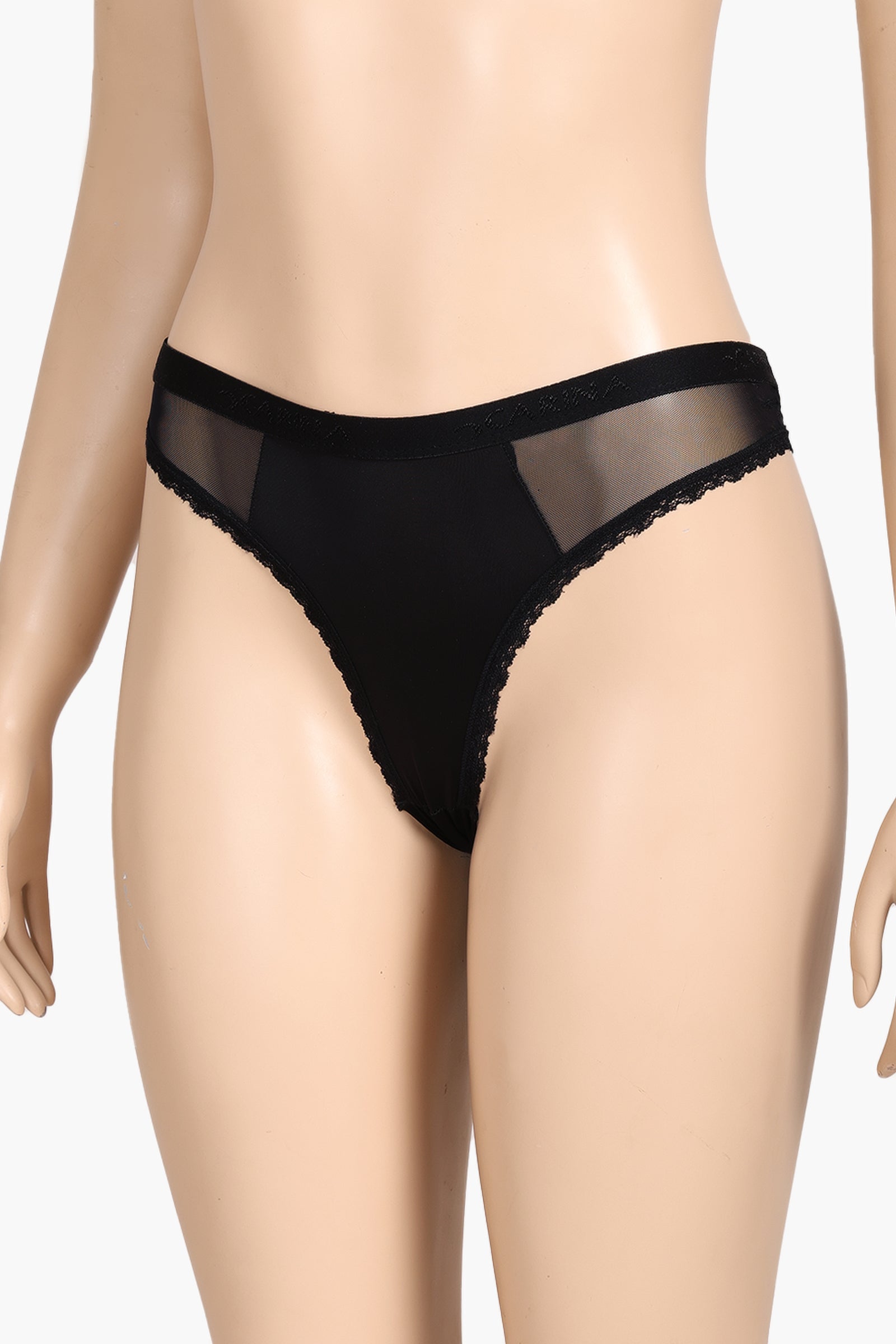 Sheer Mesh Detail Panty