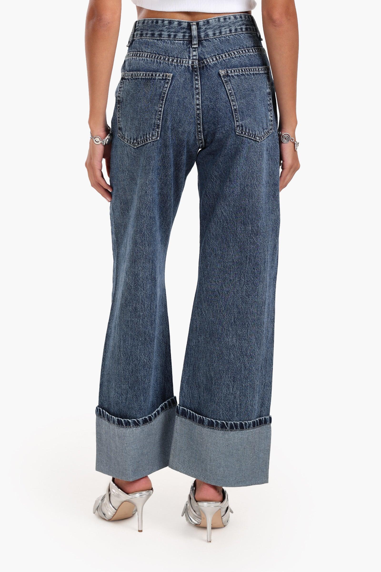 Folded Leg Jeans