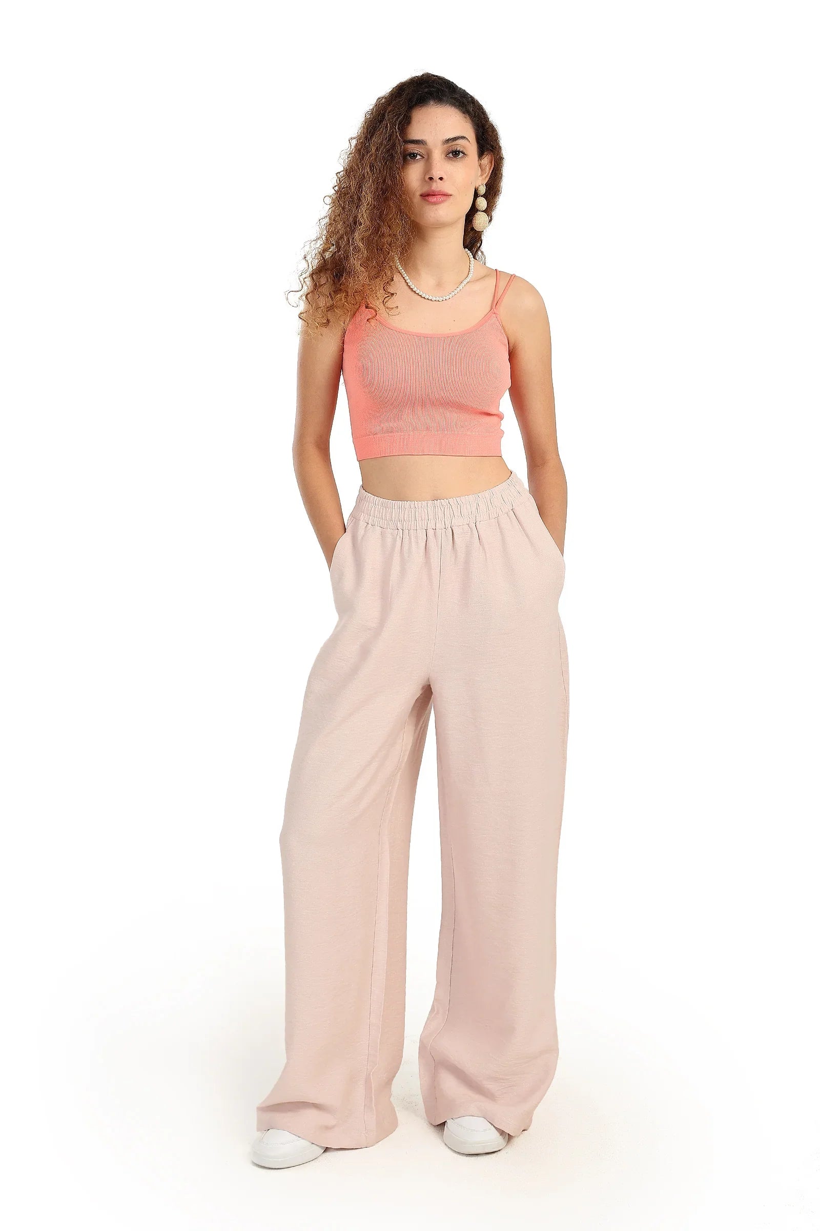 Cotton Spaghetti Straps Top