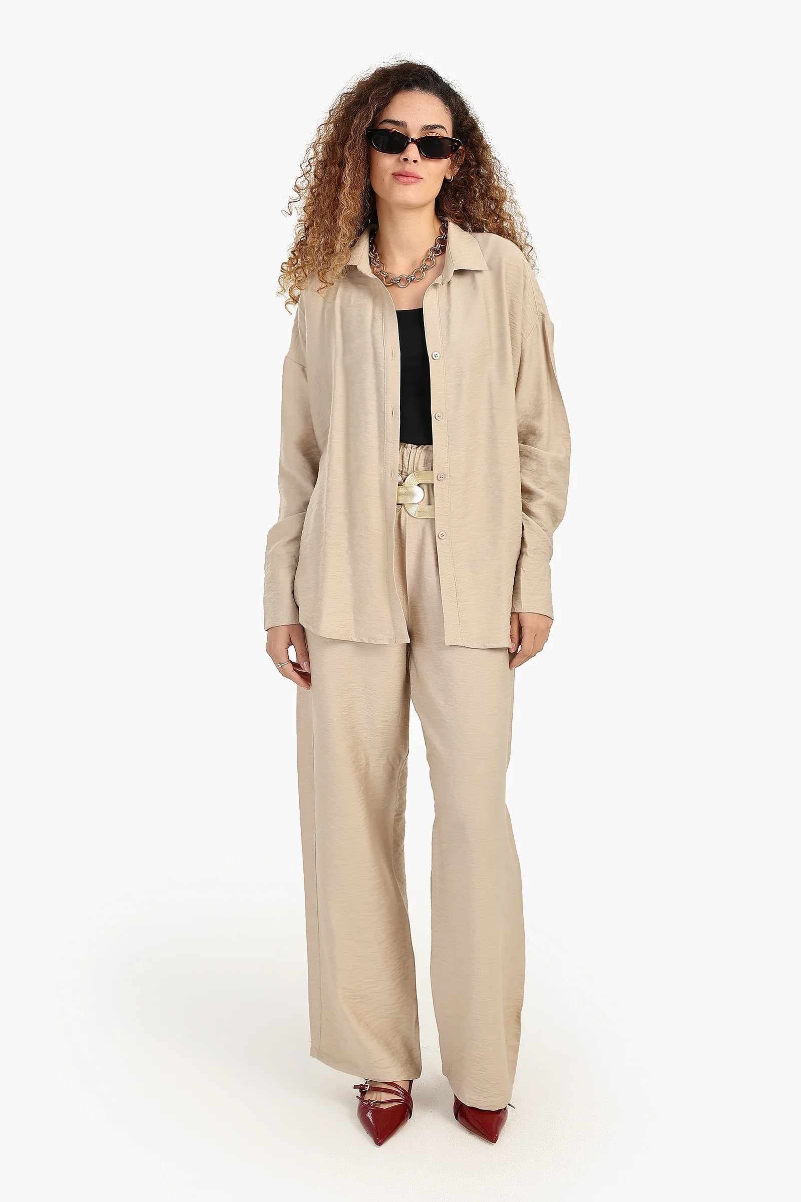 قميص مريح بكم