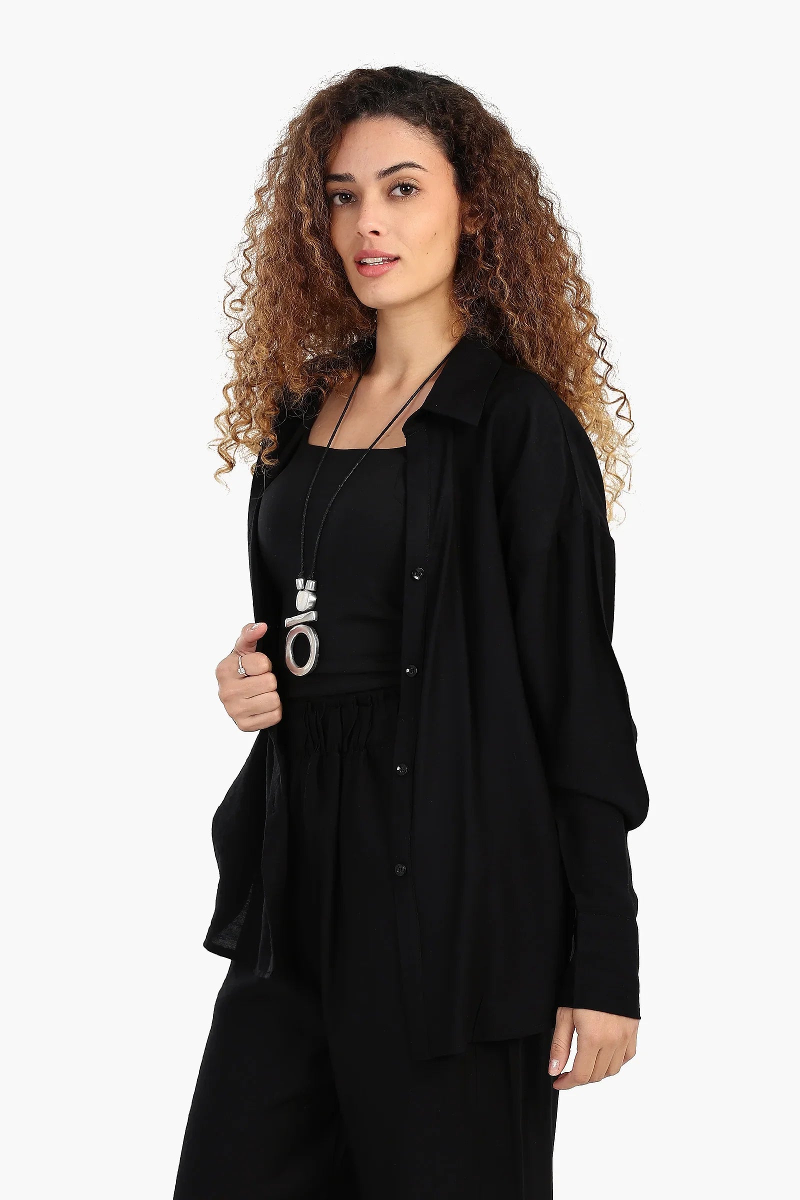 قميص مريح بكم