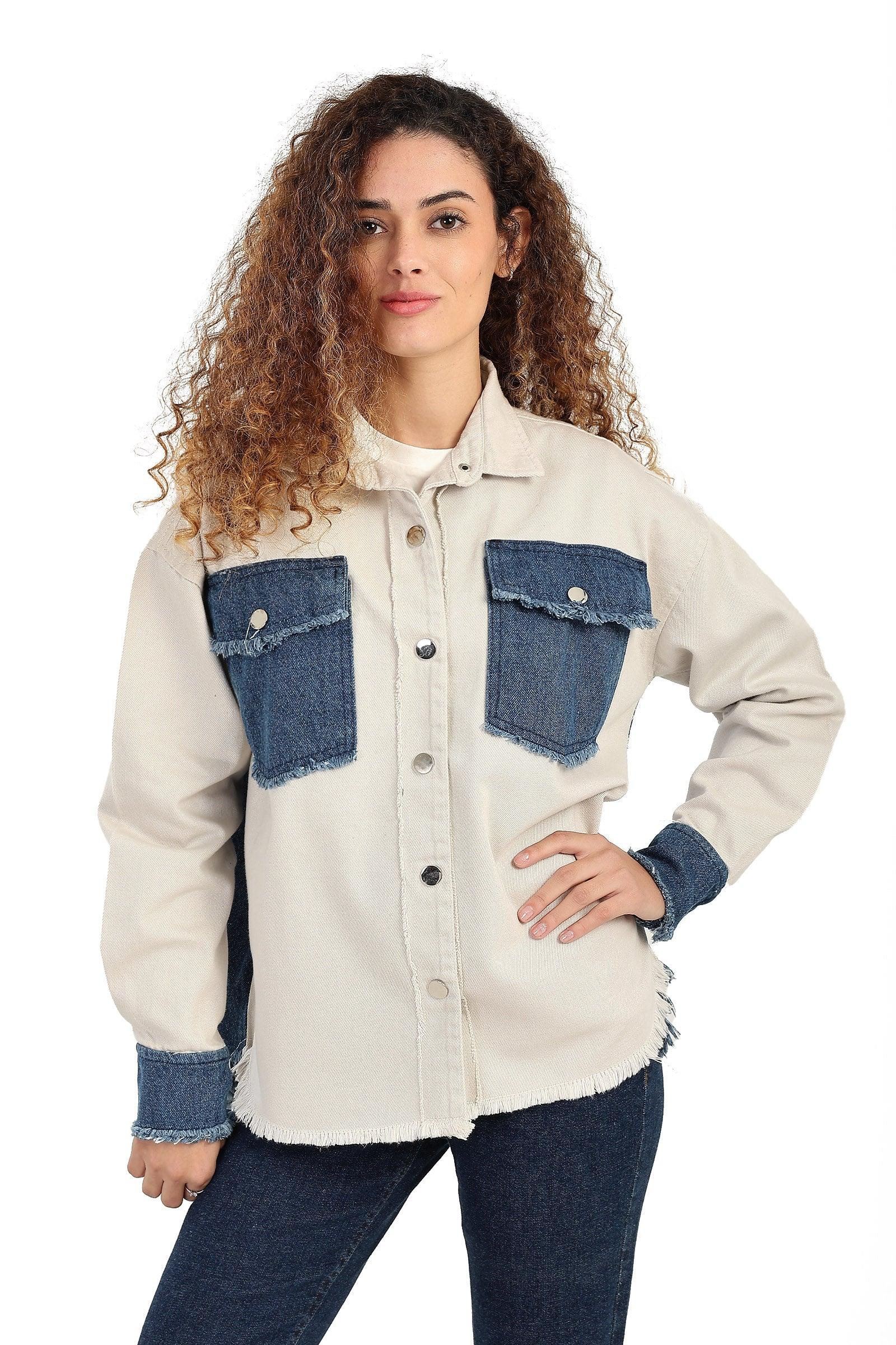 قميص جينز وجبردين