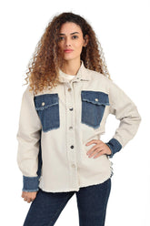 قميص جينز وجبردين