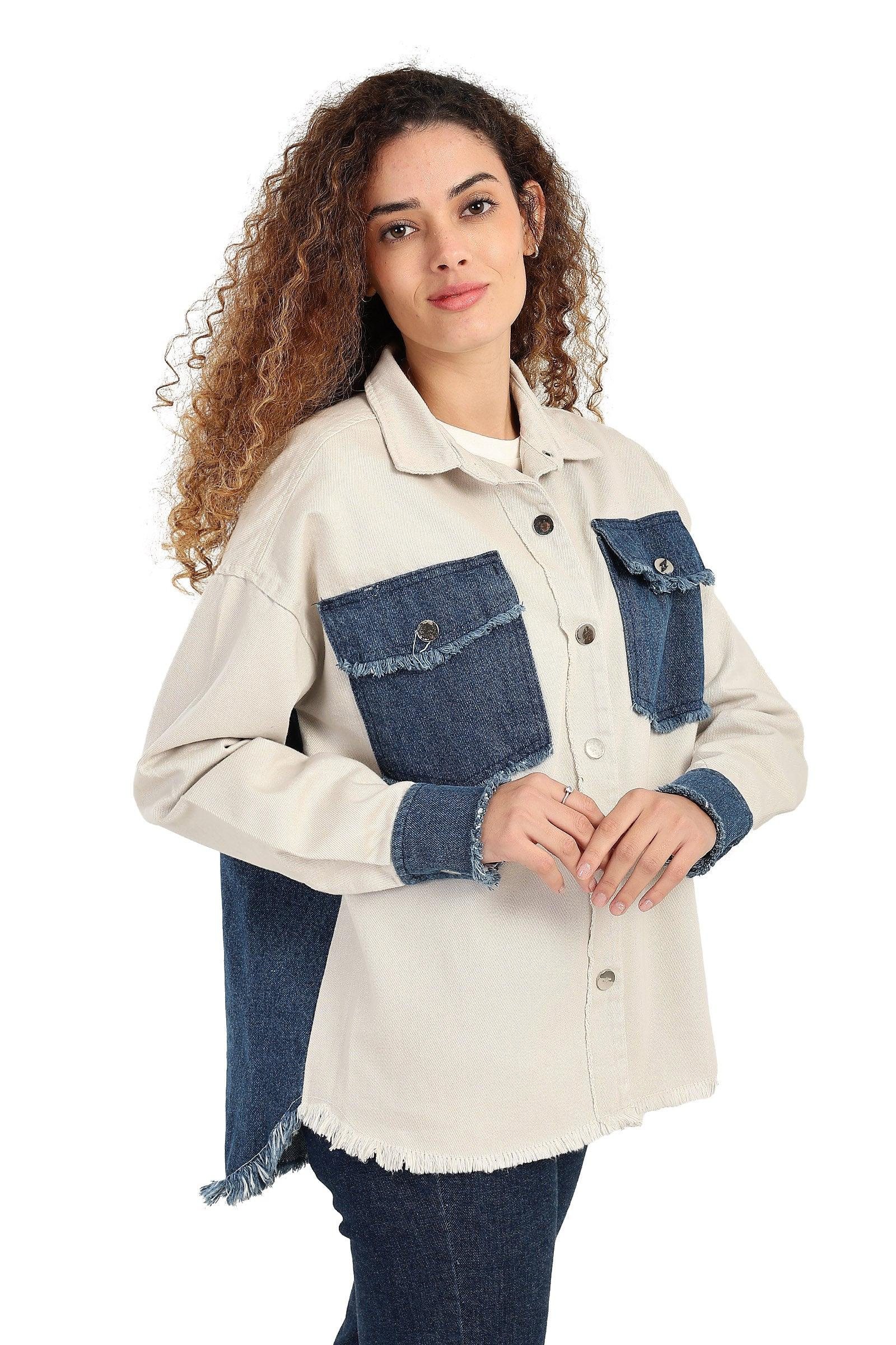 قميص جينز وجبردين