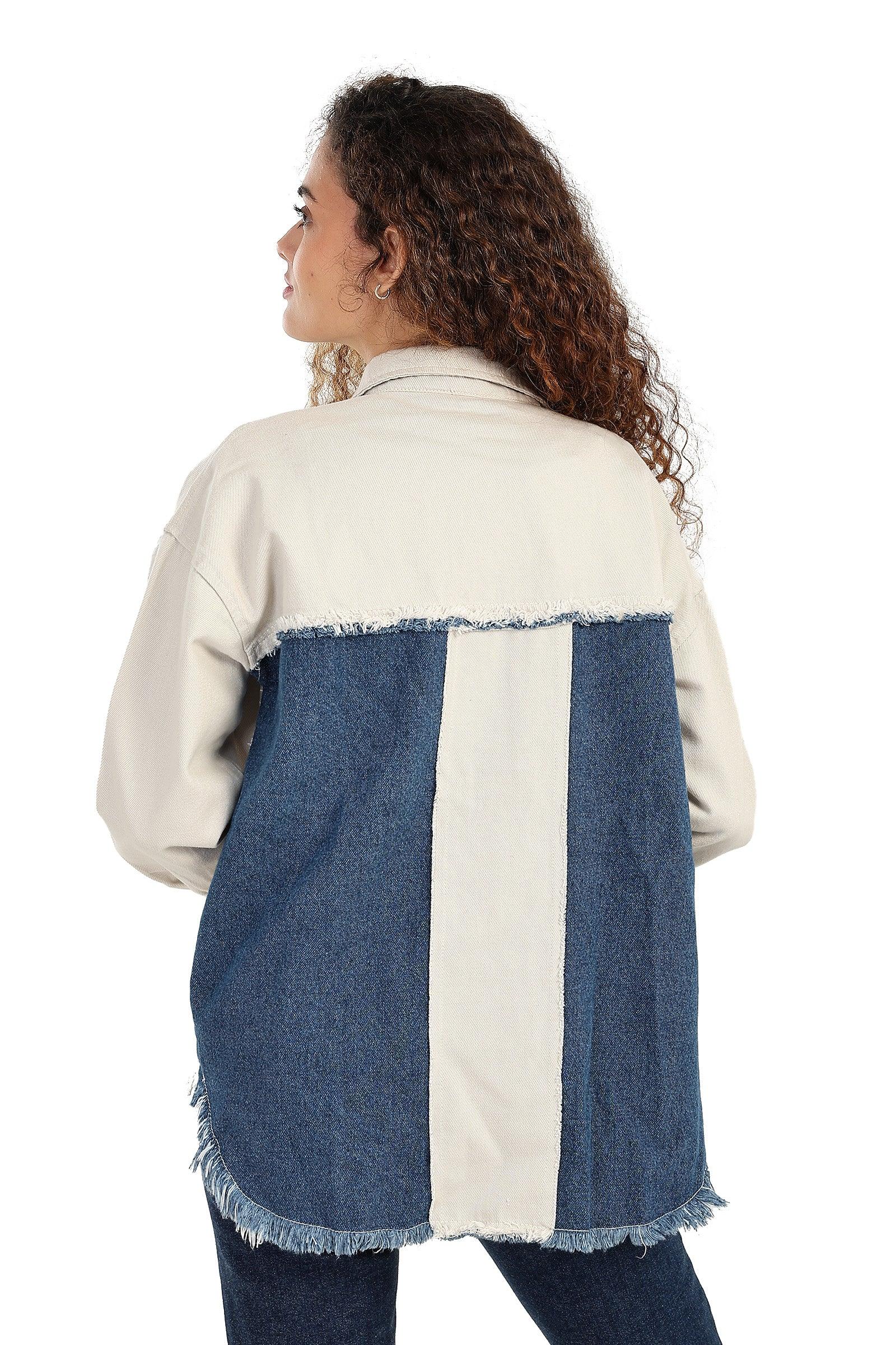 قميص جينز وجبردين