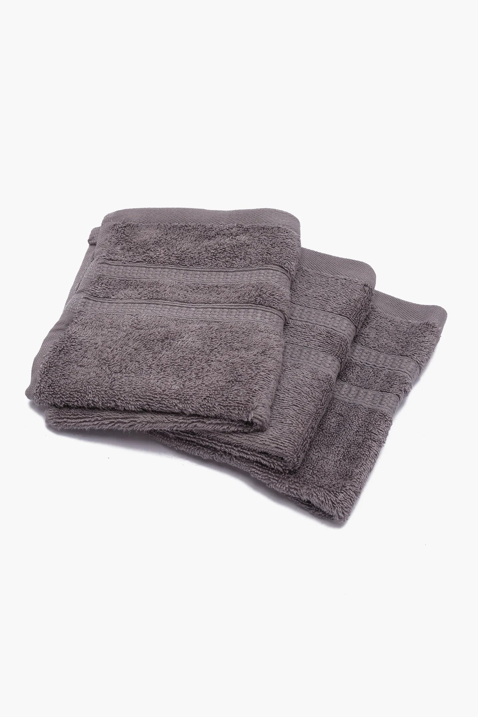 Cotton Towels Set - 3 Pcs - 30*30