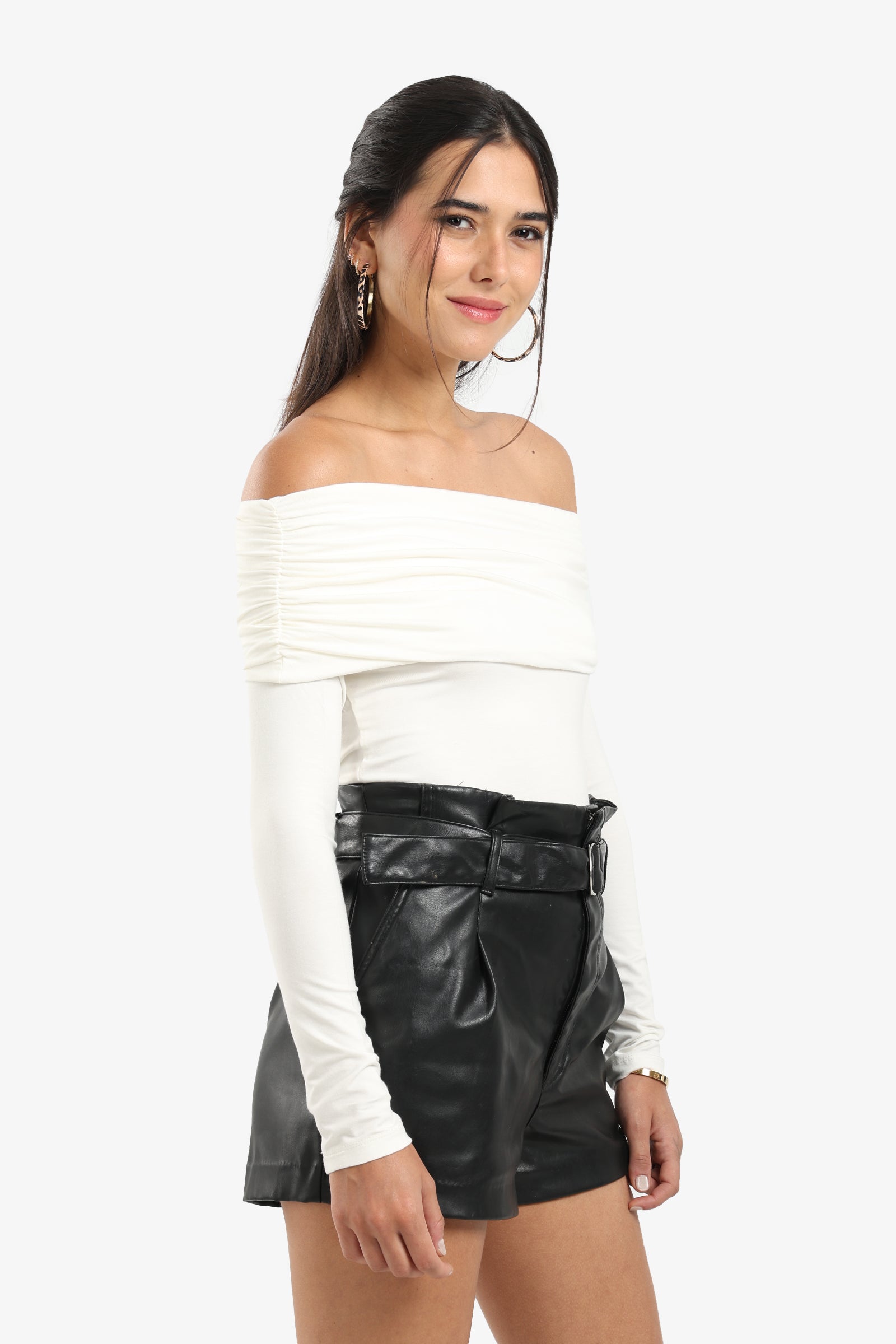 Black Off Shoulder Top