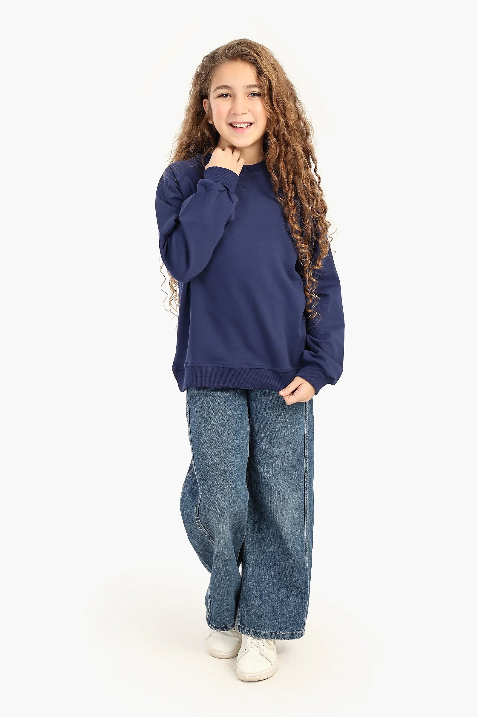 Girly Cozy Crew Neck Sweatshirt