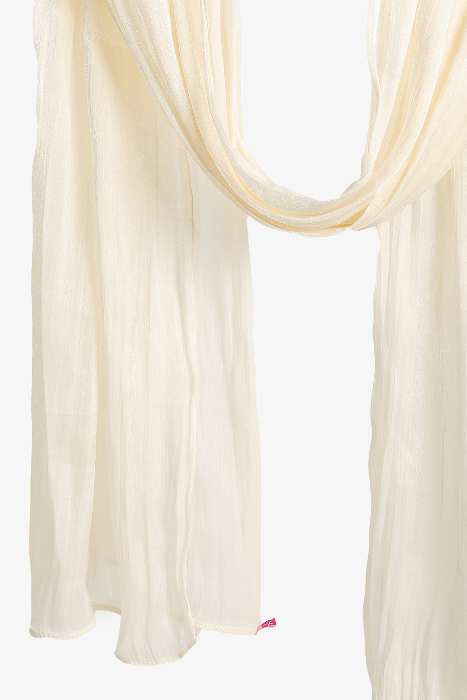 Cotton Organza Crinkle Scarf