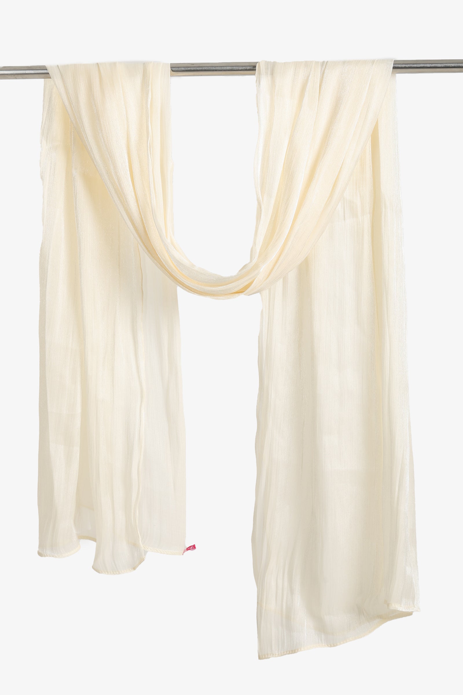 Cotton Organza Crinkle Scarf